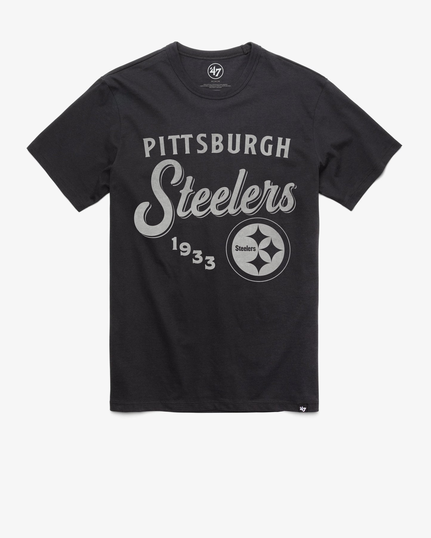 PITTSBURGH STEELERS SCRIPT '47 FRANKLIN TEE