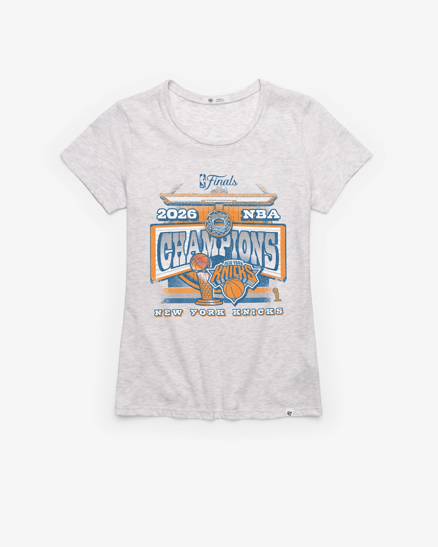 NEW YORK KNICKS 2026 NBA CHAMPIONS '47 WOMEN'S FRANKIE TEE