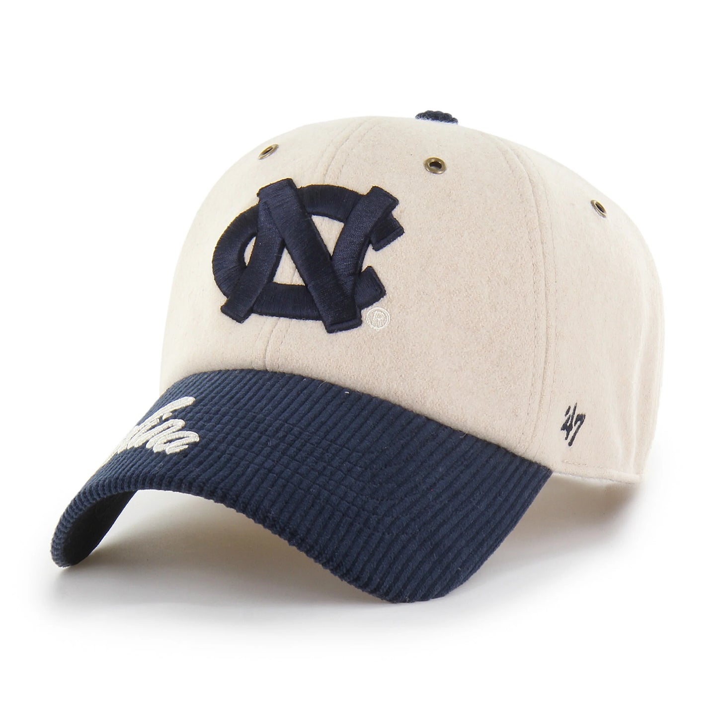 NORTH CAROLINA TAR HEELS UNC Rope Script Two Tone '47 WOMEN'S Clean Up