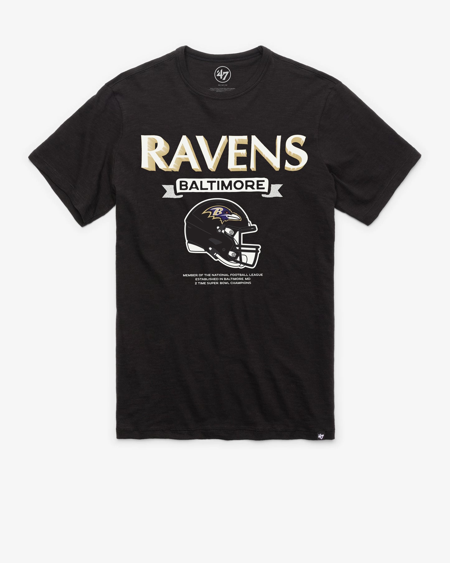 BALTIMORE RAVENS LONG HAUL '47 SCRUM TEE