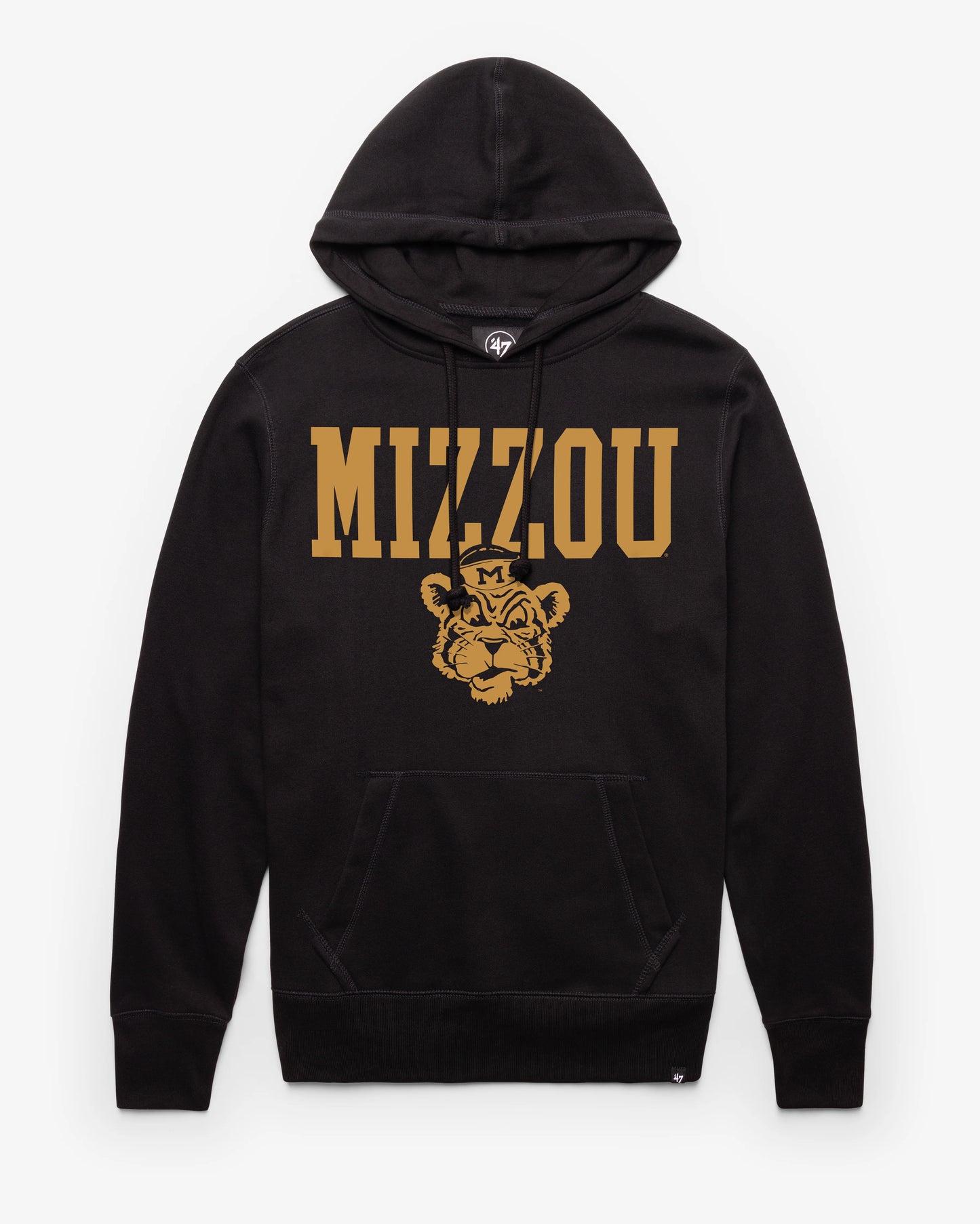 MISSOURI TIGERS VINTAGE STRAIGHT BLOCK '47 HEADLINE HOOD