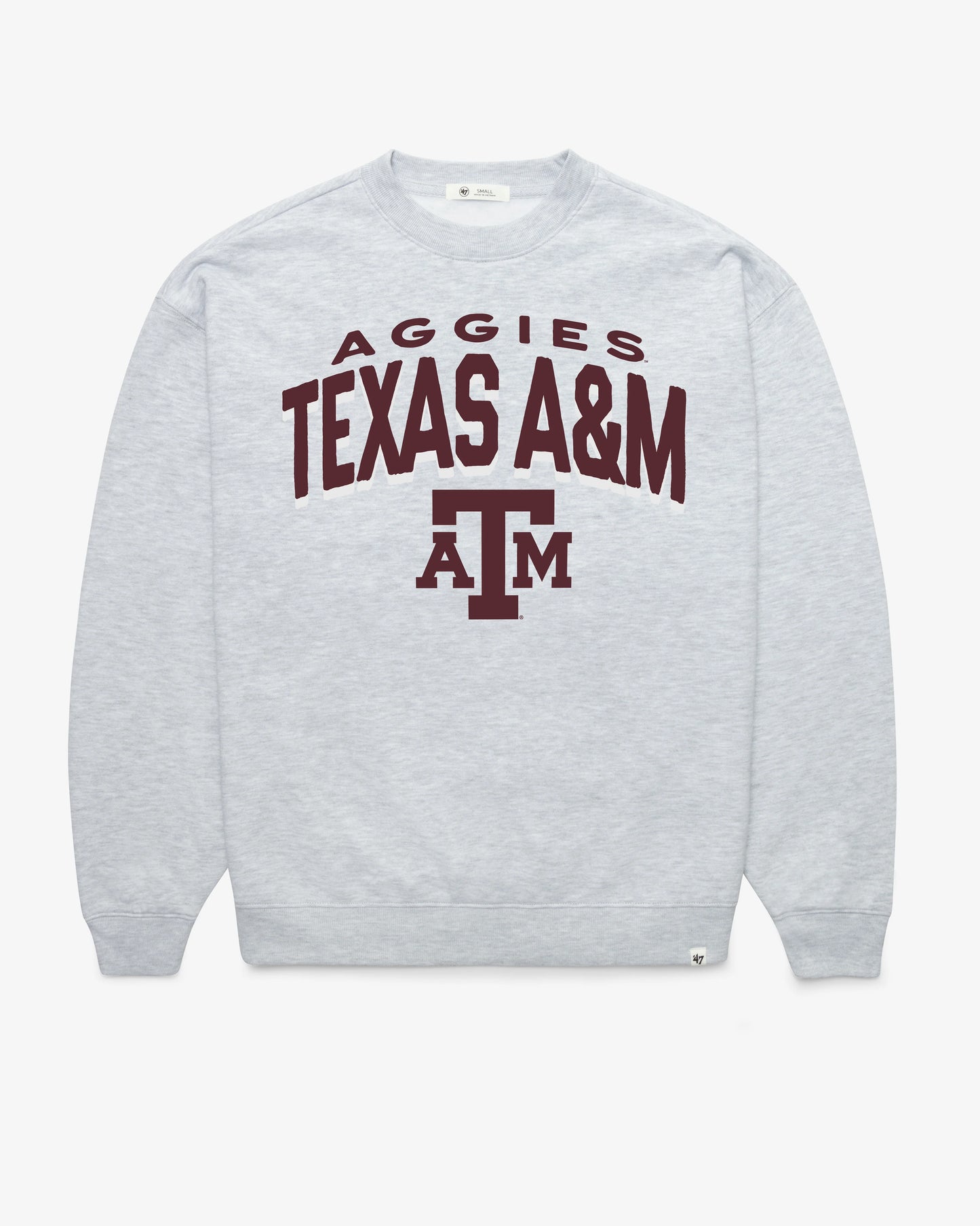 TEXAS A&M AGGIES CAMPUS ARCH CLOUD '47 OVERSIZED CREW WOMENS