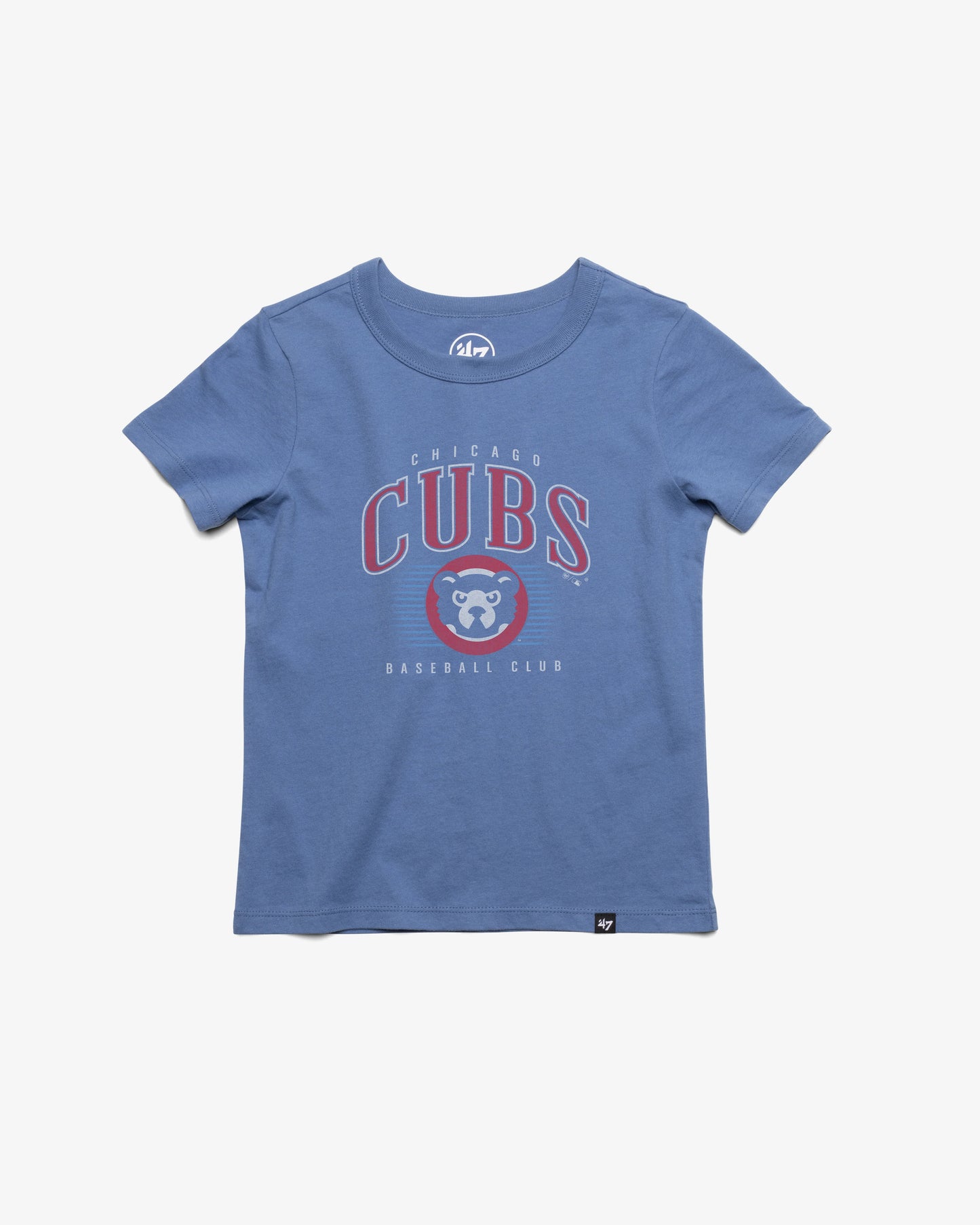 CHICAGO CUBS COOPERSTOWN DOUBLE HEADER '47 KID'S FRANKLIN TEE