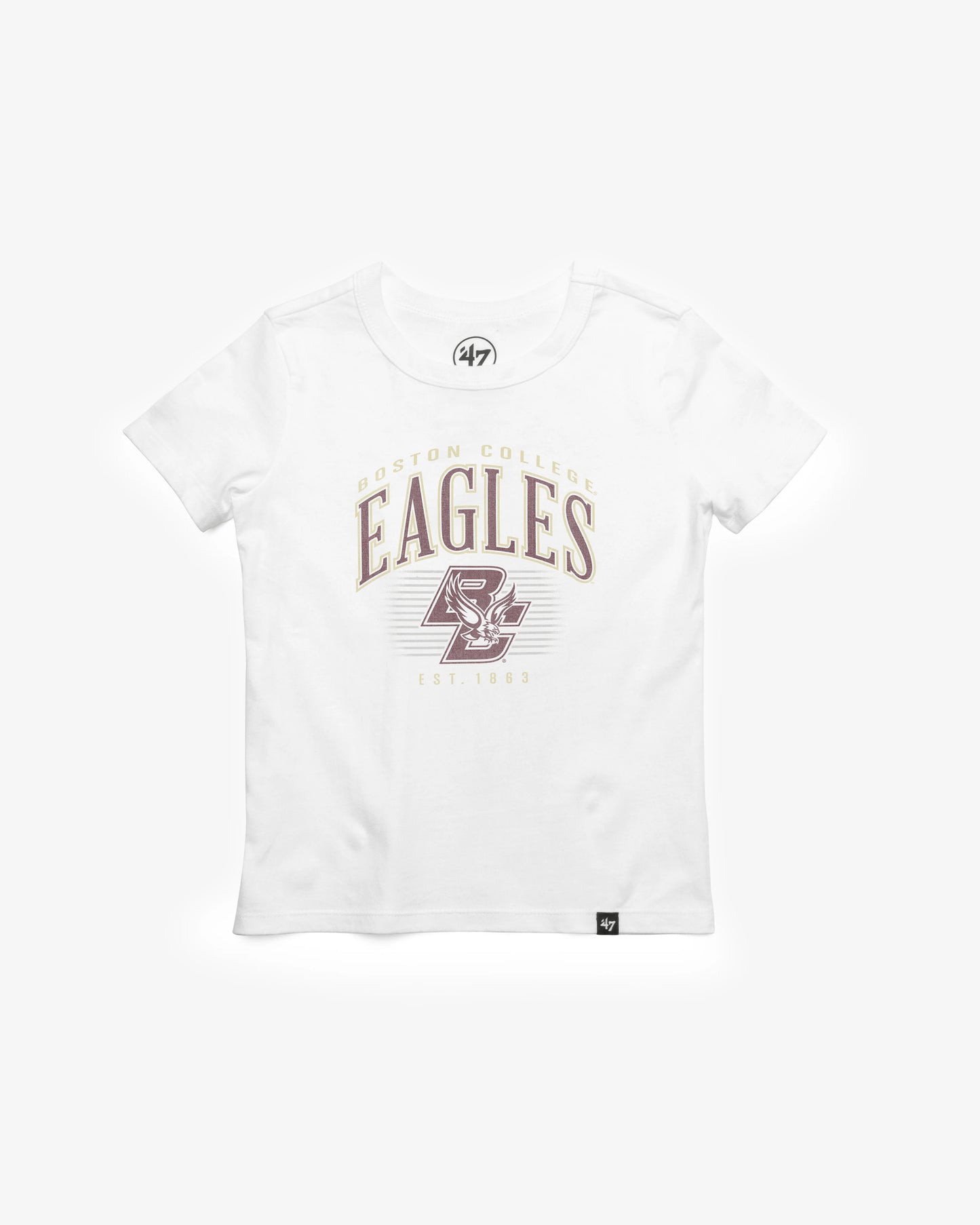 BOSTON COLLEGE EAGLES BC DOUBLE HEADER '47 KID'S FRANKLIN TEE