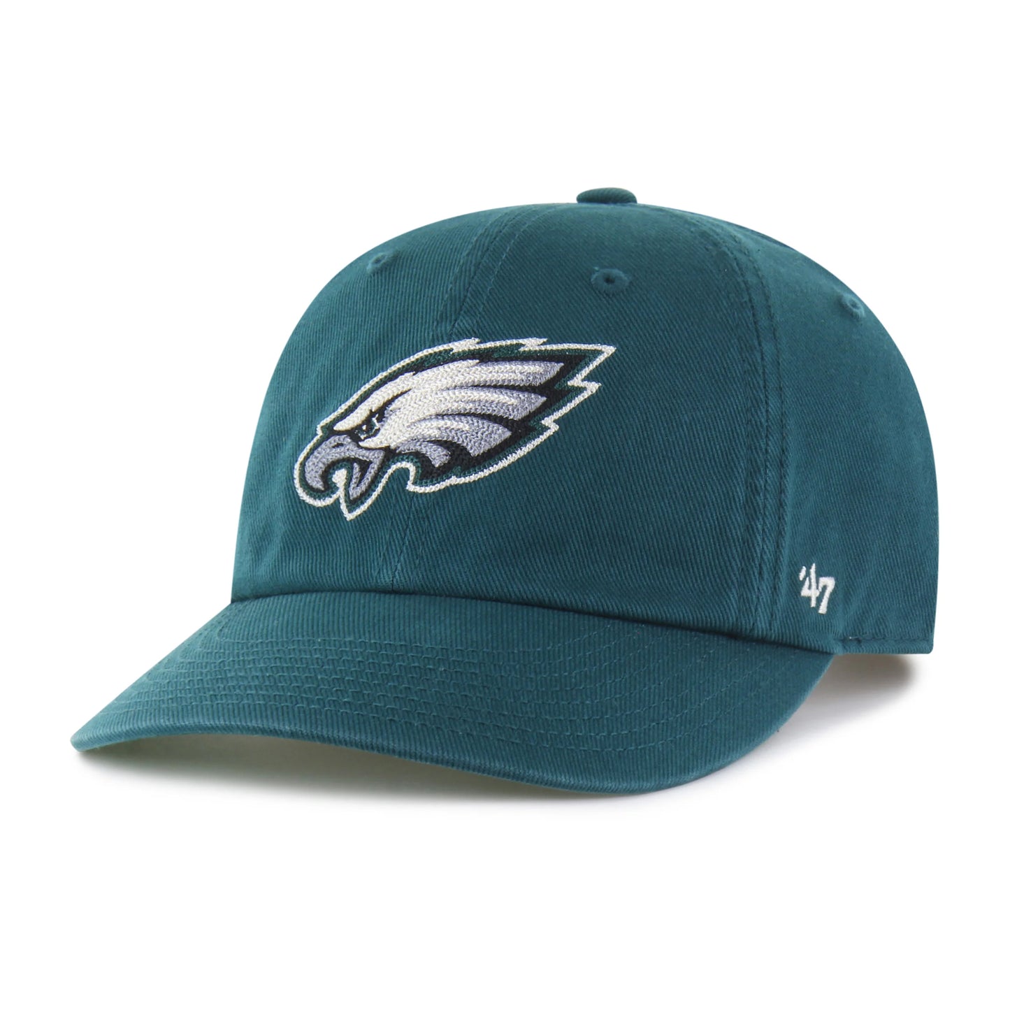 PHILADELPHIA EAGLES CHAIN SIDE STITCH '47 CLEAN UP ROUND VISOR