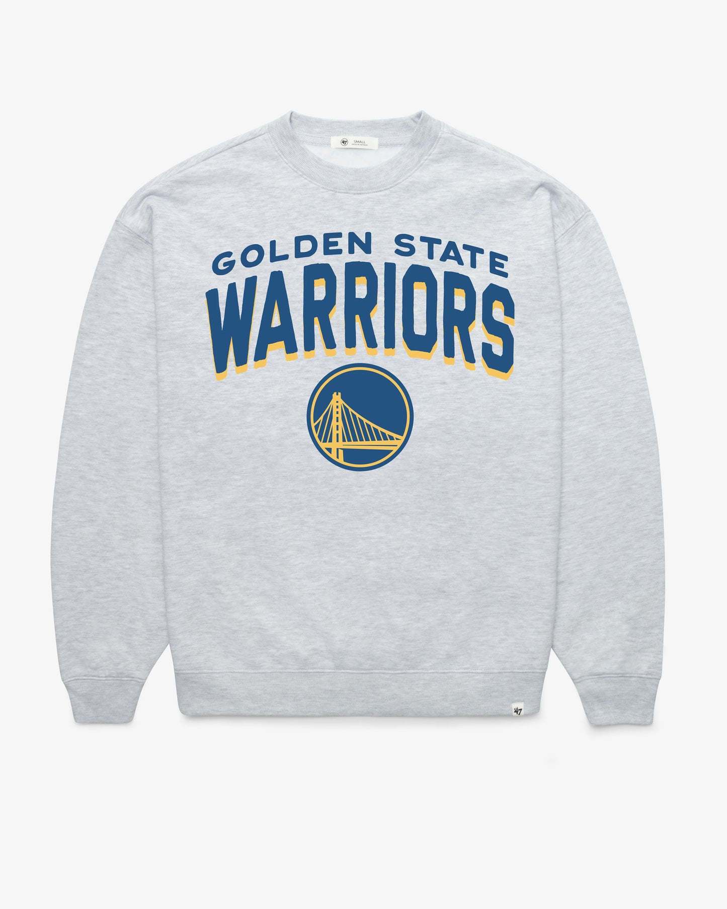 GOLDEN STATE WARRIORS CAMPUS ARCH CLOUD '47 OVERSIZED CREW WOMENS