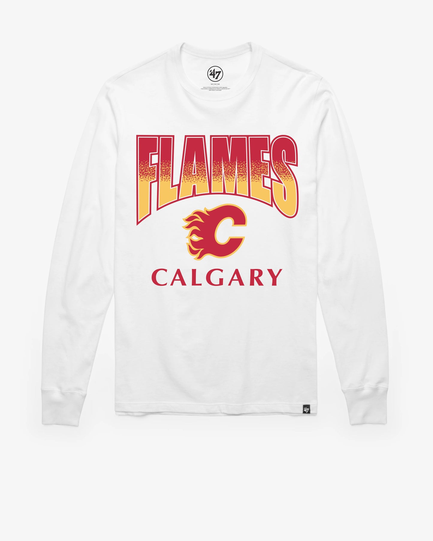 CALGARY FLAMES VINTAGE SWEEP DOWN '47 FRANKLIN LONG SLEEVE TEE