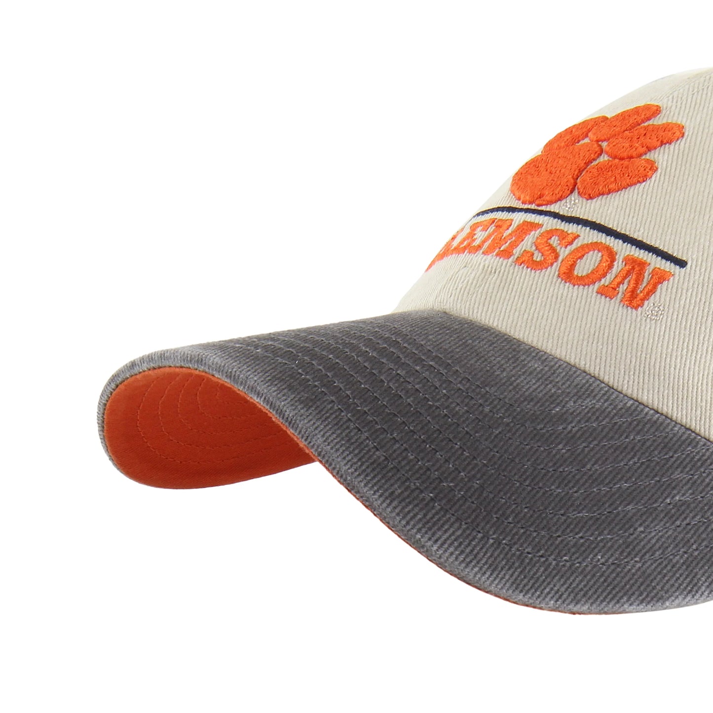 Clemson Tigers Logo Line Two Tone '47 Clean Up