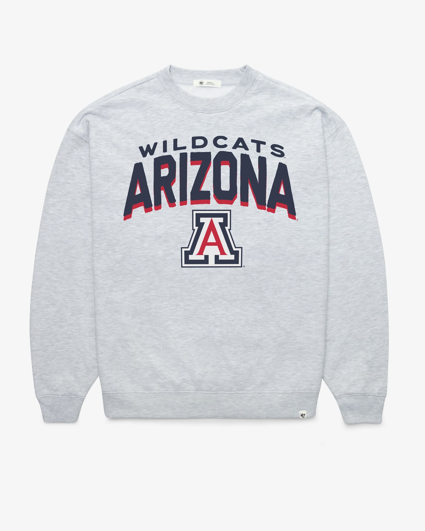 ARIZONA WILDCATS CAMPUS ARCH CLOUD '47 OVERSIZED CREW WOMENS