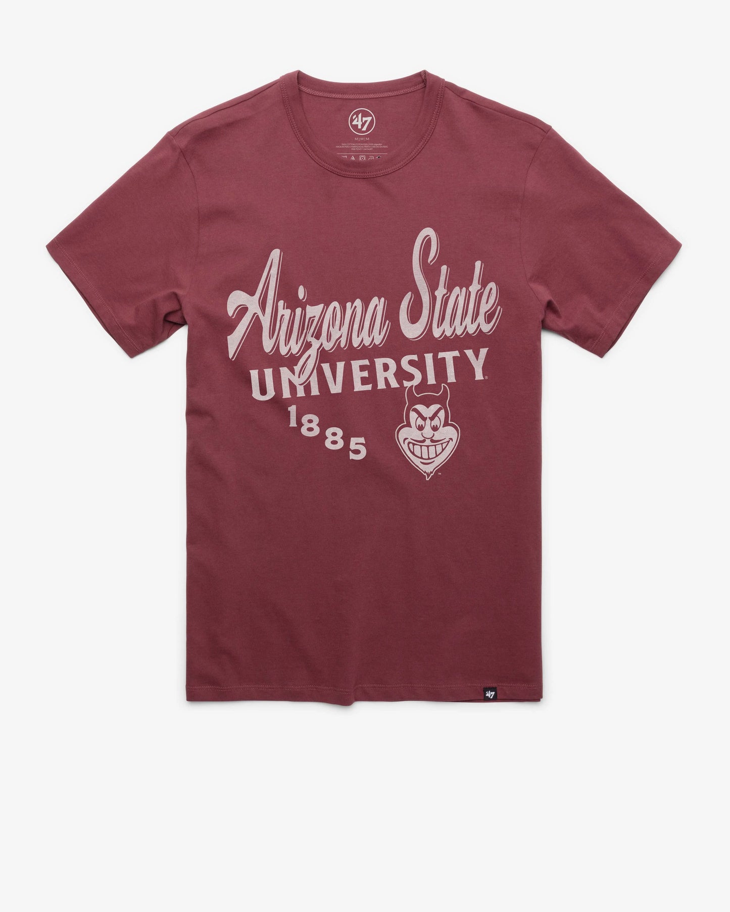 ARIZONA STATE SUN DEVILS ASU VINTAGE DIAG SCRIPT '47 FRANKLIN TEE