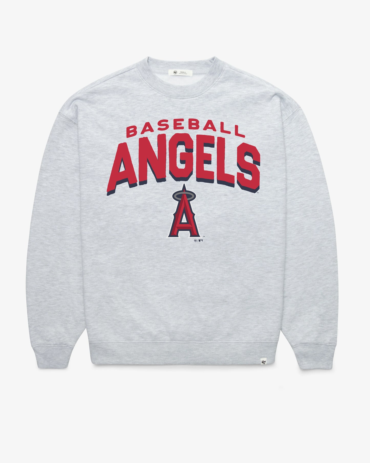 LOS ANGELES ANGELS CAMPUS ARCH CLOUD '47 OVERSIZED CREW WOMENS