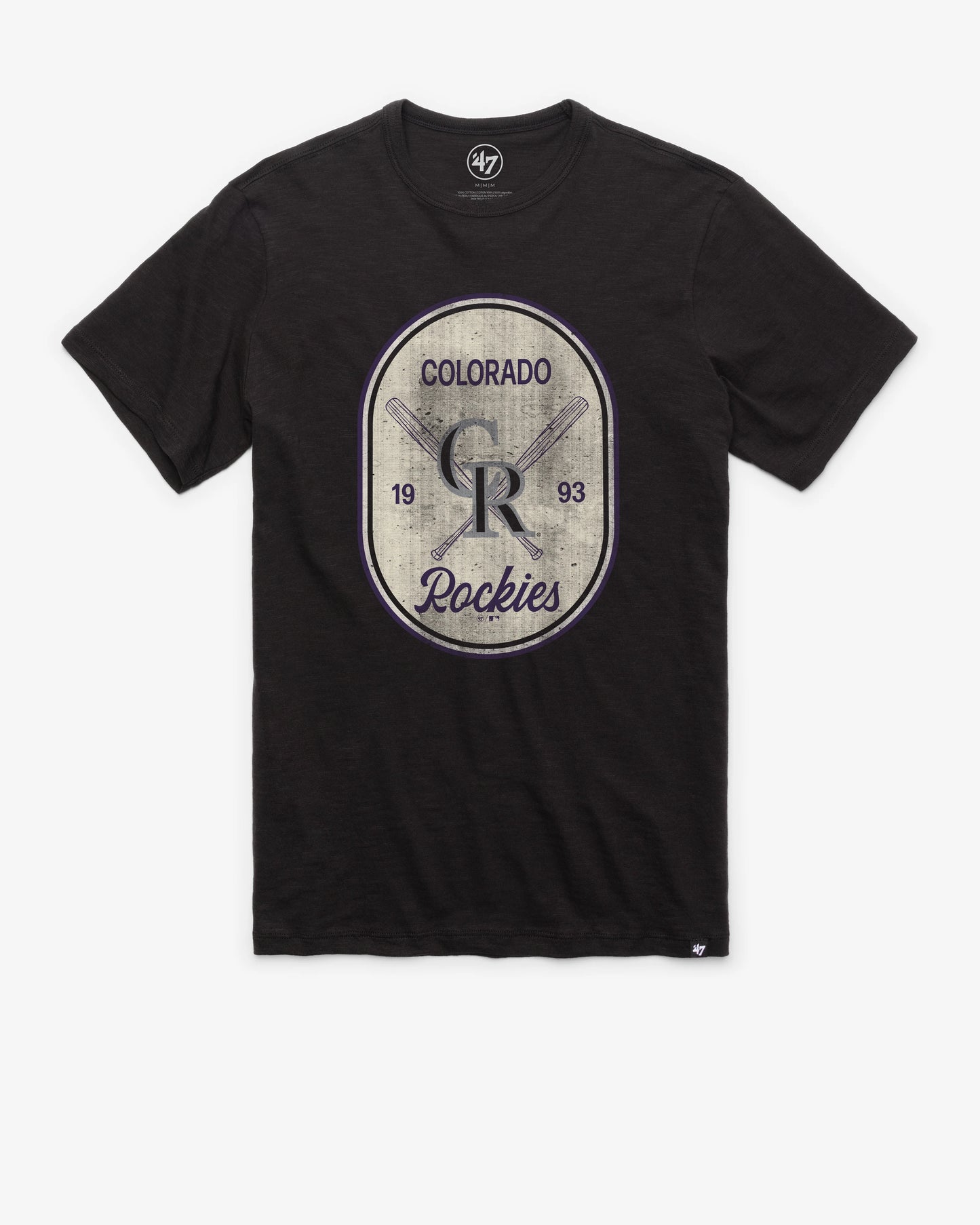 COLORADO ROCKIES COOPERSTOWN CROSS PATCH '47 SCRUM TEE