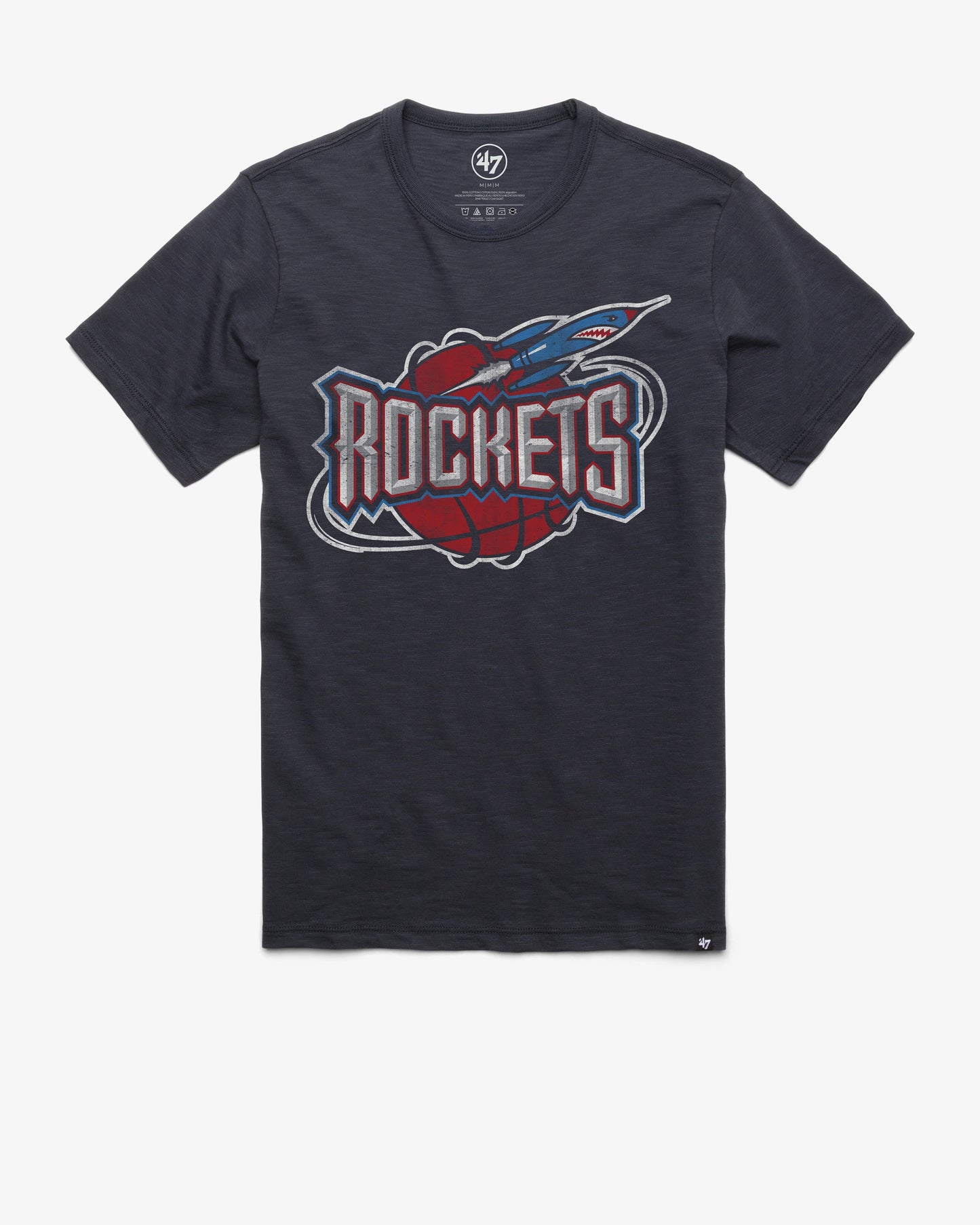 HOUSTON ROCKETS HARDWOOD CLASSICS GRIT '47 SCRUM TEE