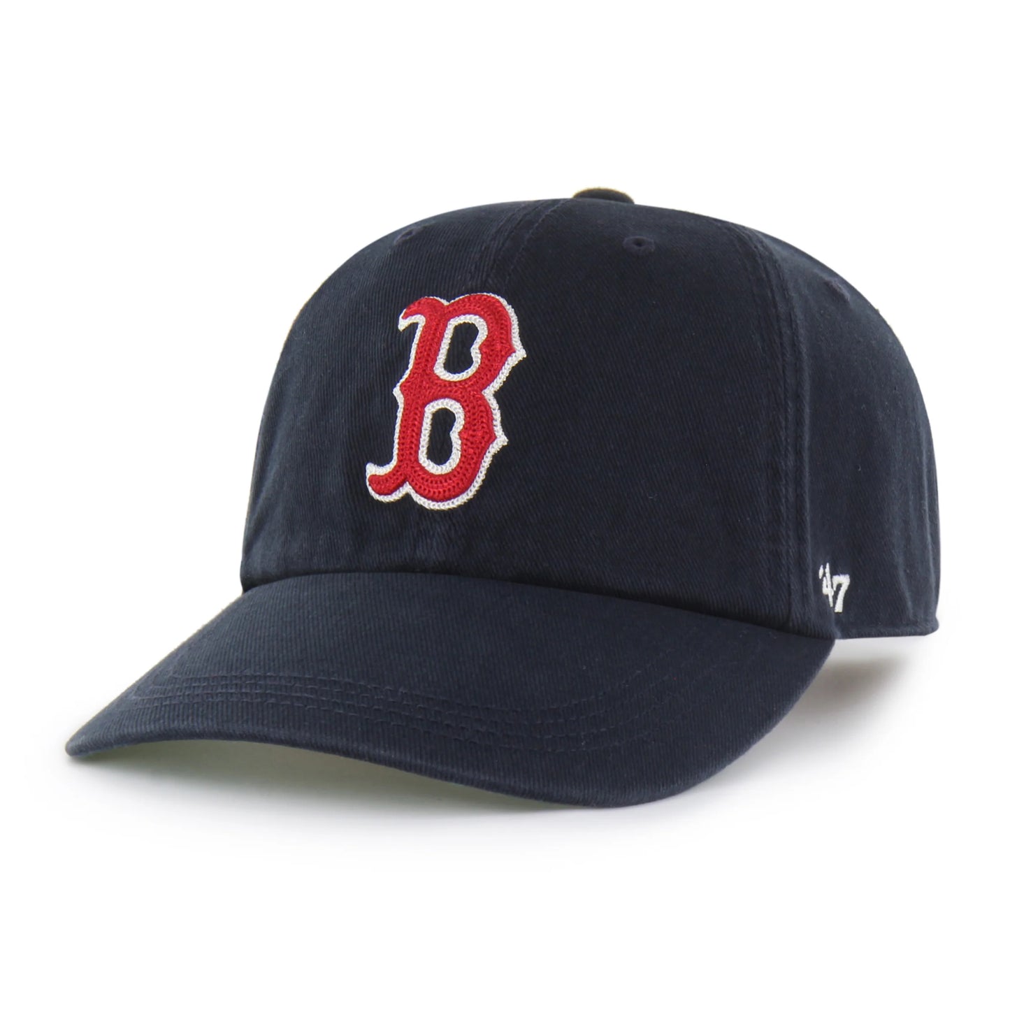 BOSTON RED SOX CHAIN SIDE STITCH '47 CLEAN UP LONG VISOR
