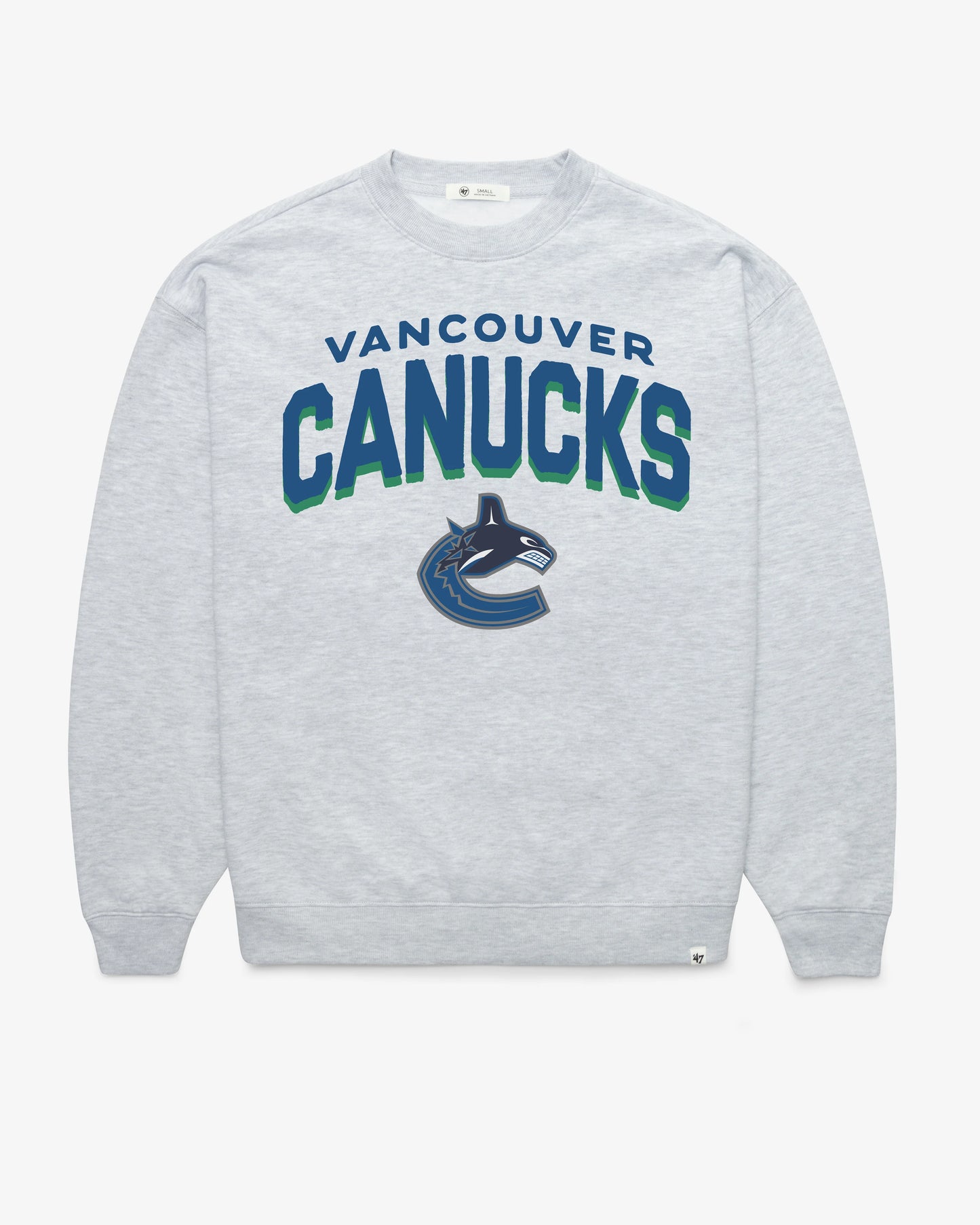 VANCOUVER CANUCKS CAMPUS ARCH CLOUD '47 OVERSIZED CREW WOMENS