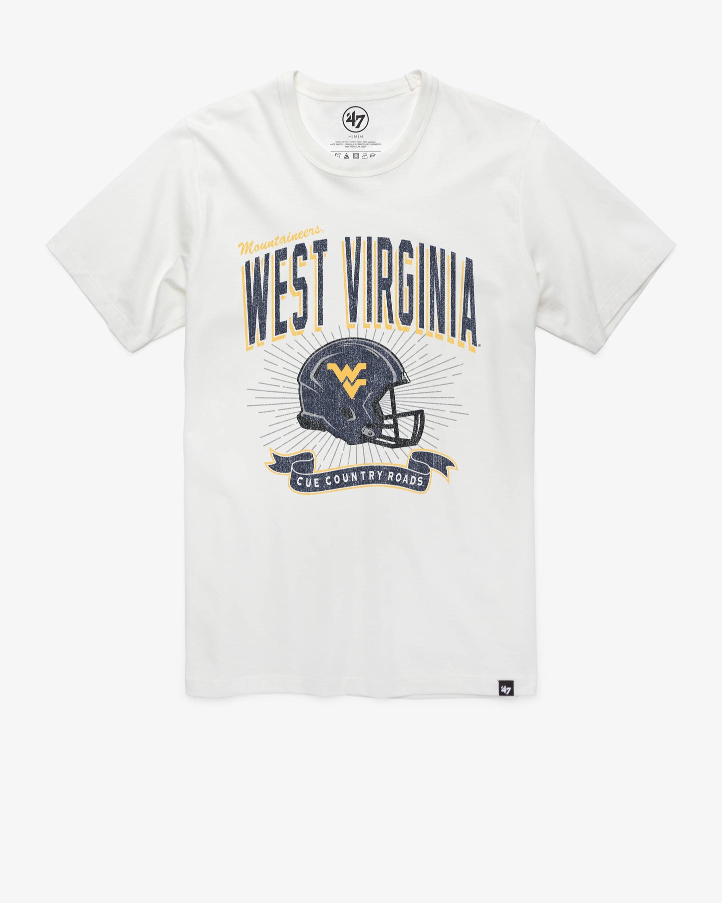 WEST VIRGINIA MOUNTAINEERS PRIME PLAY '47 FRANKLIN TEE