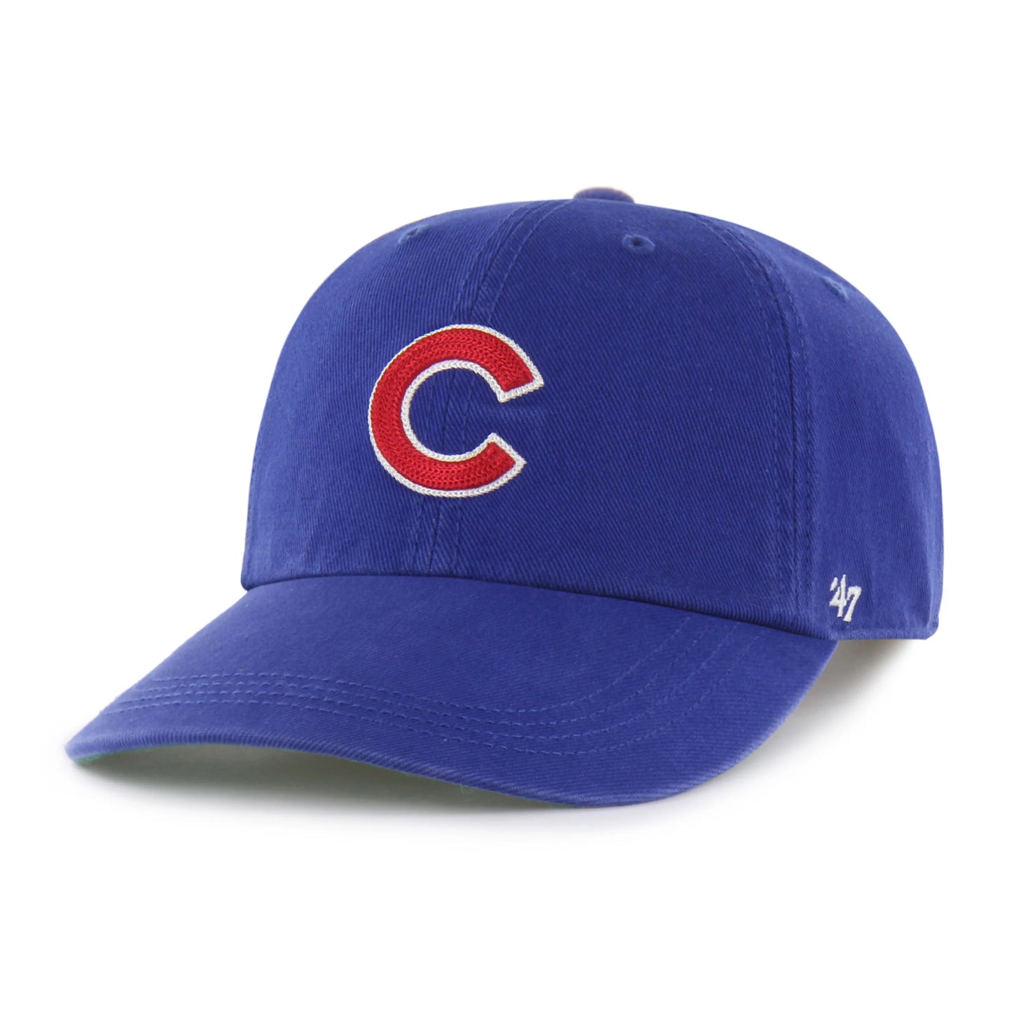CHICAGO CUBS CHAIN SIDE STITCH '47 CLEAN UP LONG VISOR