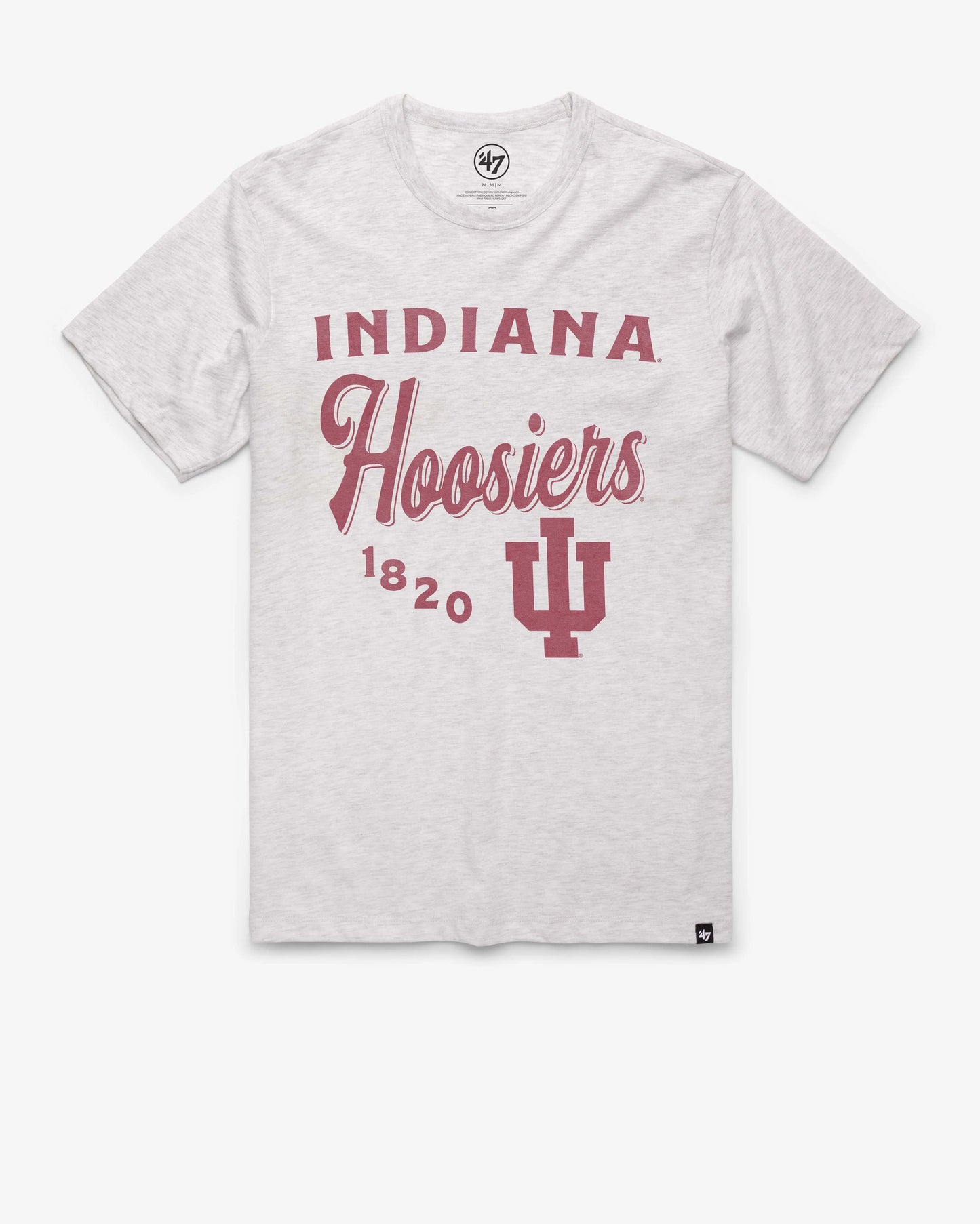 INDIANA HOOSIERS VINTAGE DIAG SCRIPT FRANKLIN TEE MEN