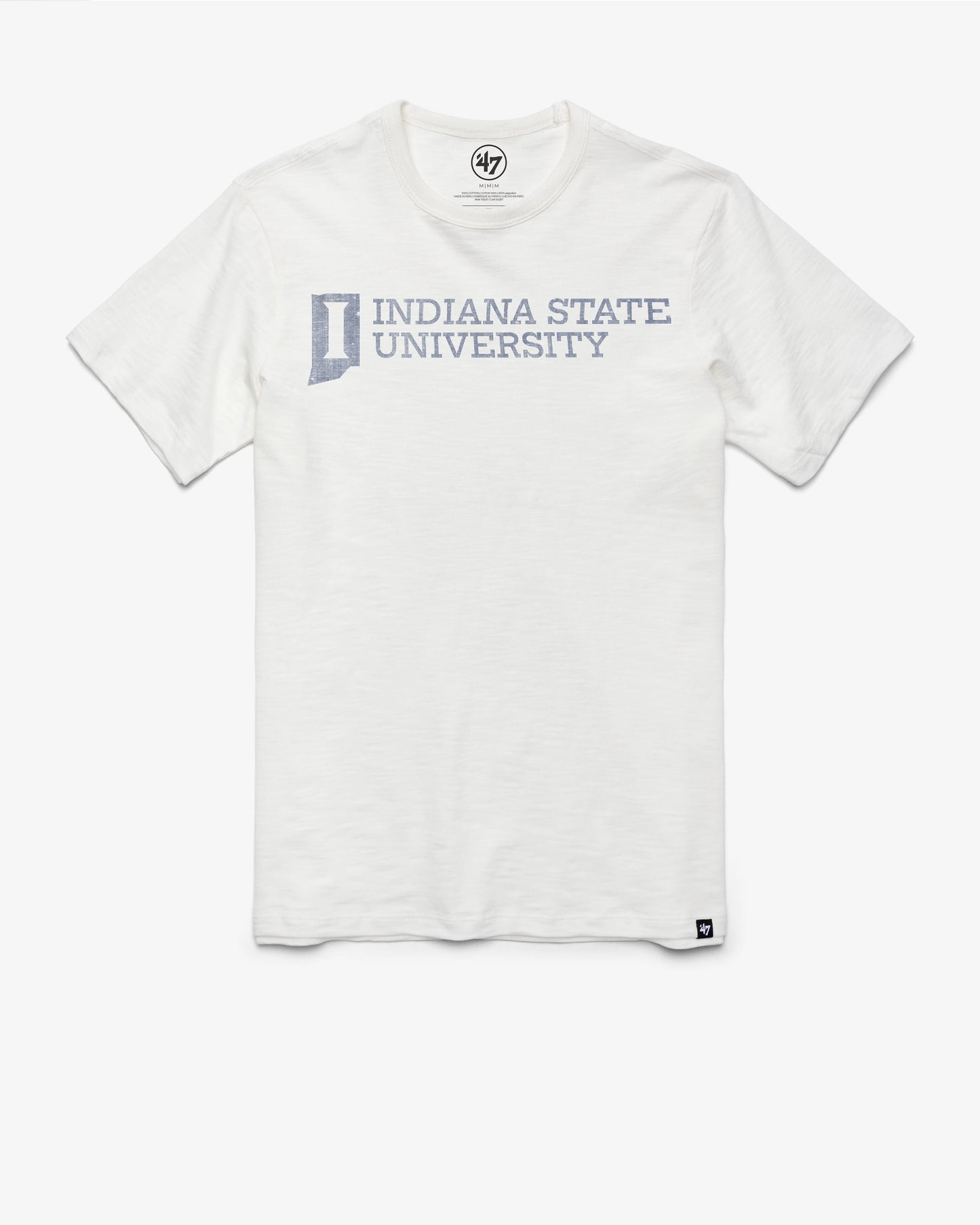INDIANA STATE SYCAMORES GRIT WORDMARK '47 SCRUM TEE