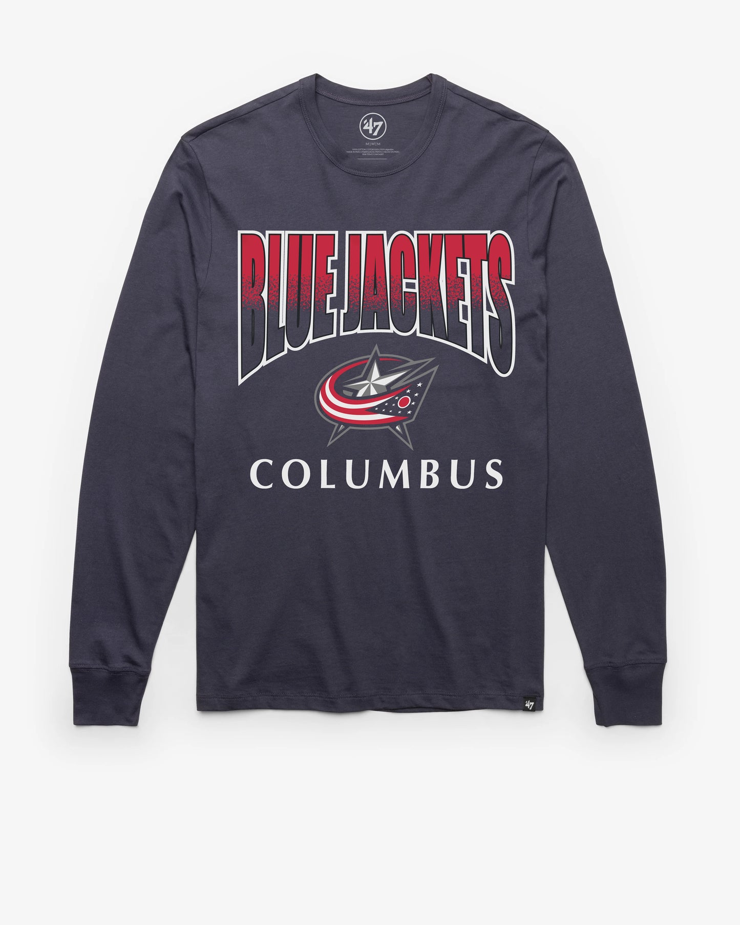 COLUMBUS BLUE JACKETS SWEEP DOWN '47 FRANKLIN LONG SLEEVE