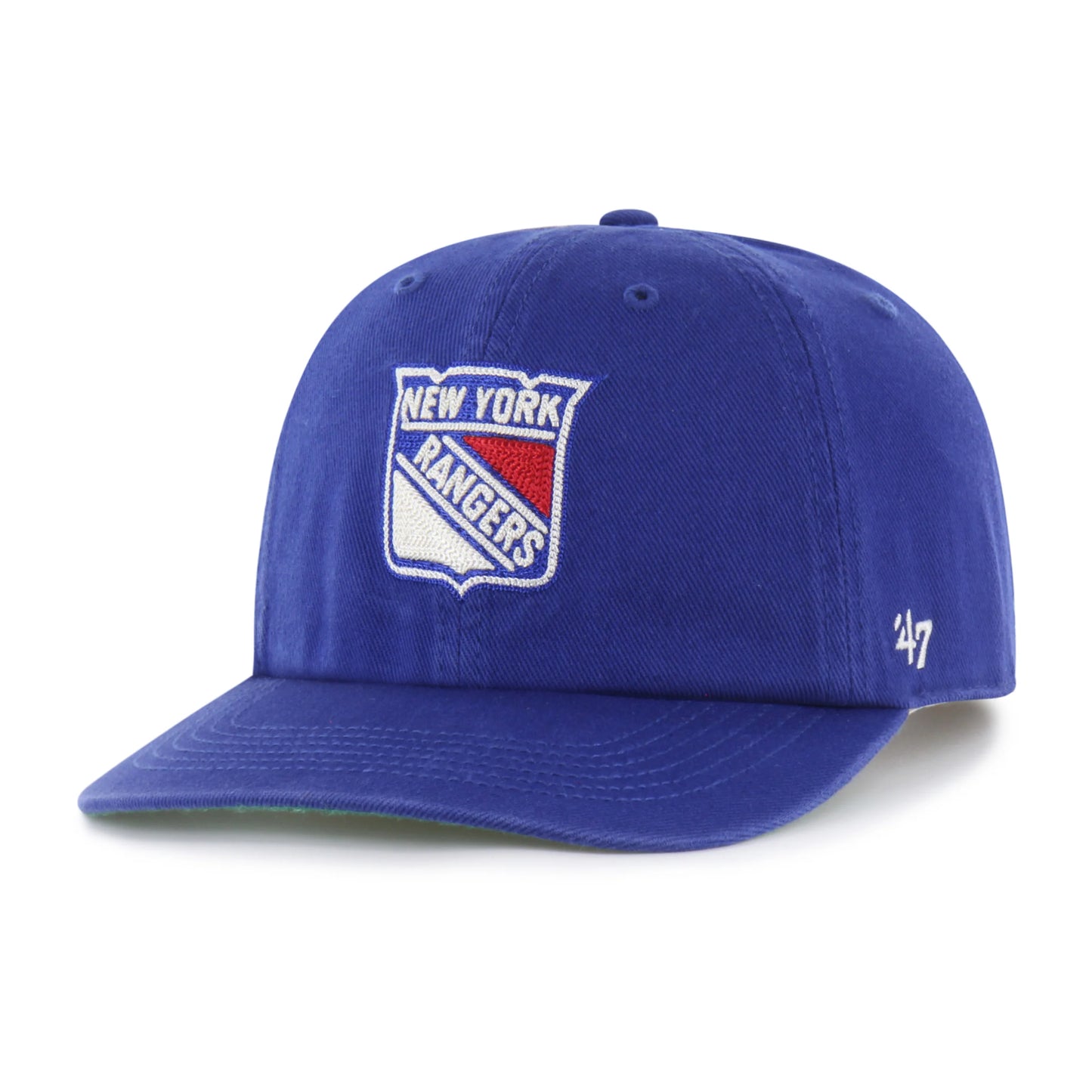 NEW YORK RANGERS CHAIN SIDE STITCH '47 CLEAN UP FLAT BRIM