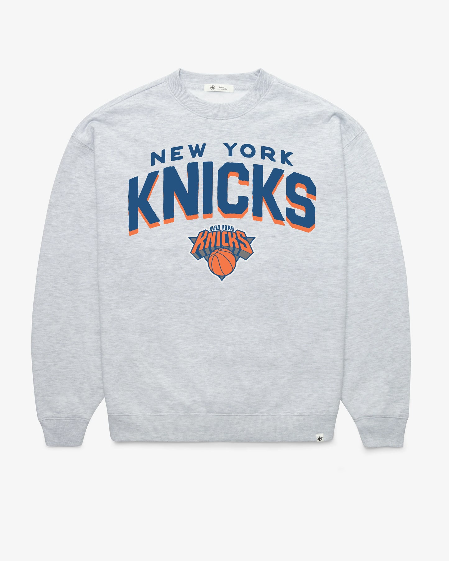 NEW YORK KNICKS CAMPUS ARCH CLOUD '47 OVERSIZED CREW WOMENS