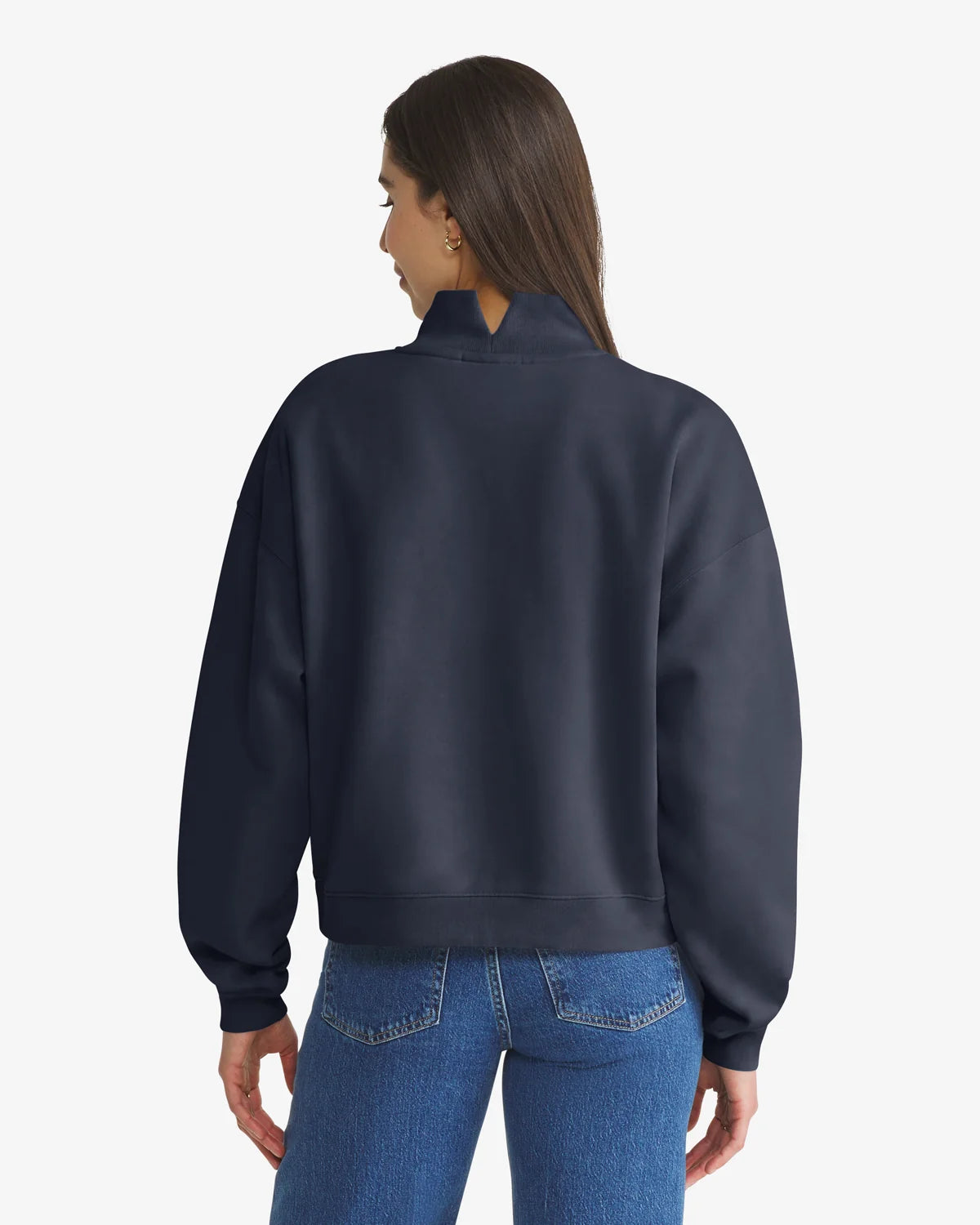 HOUSTON TEXANS VANTAGE '47 WOMEN'S MOCK NECK PULLOVER
