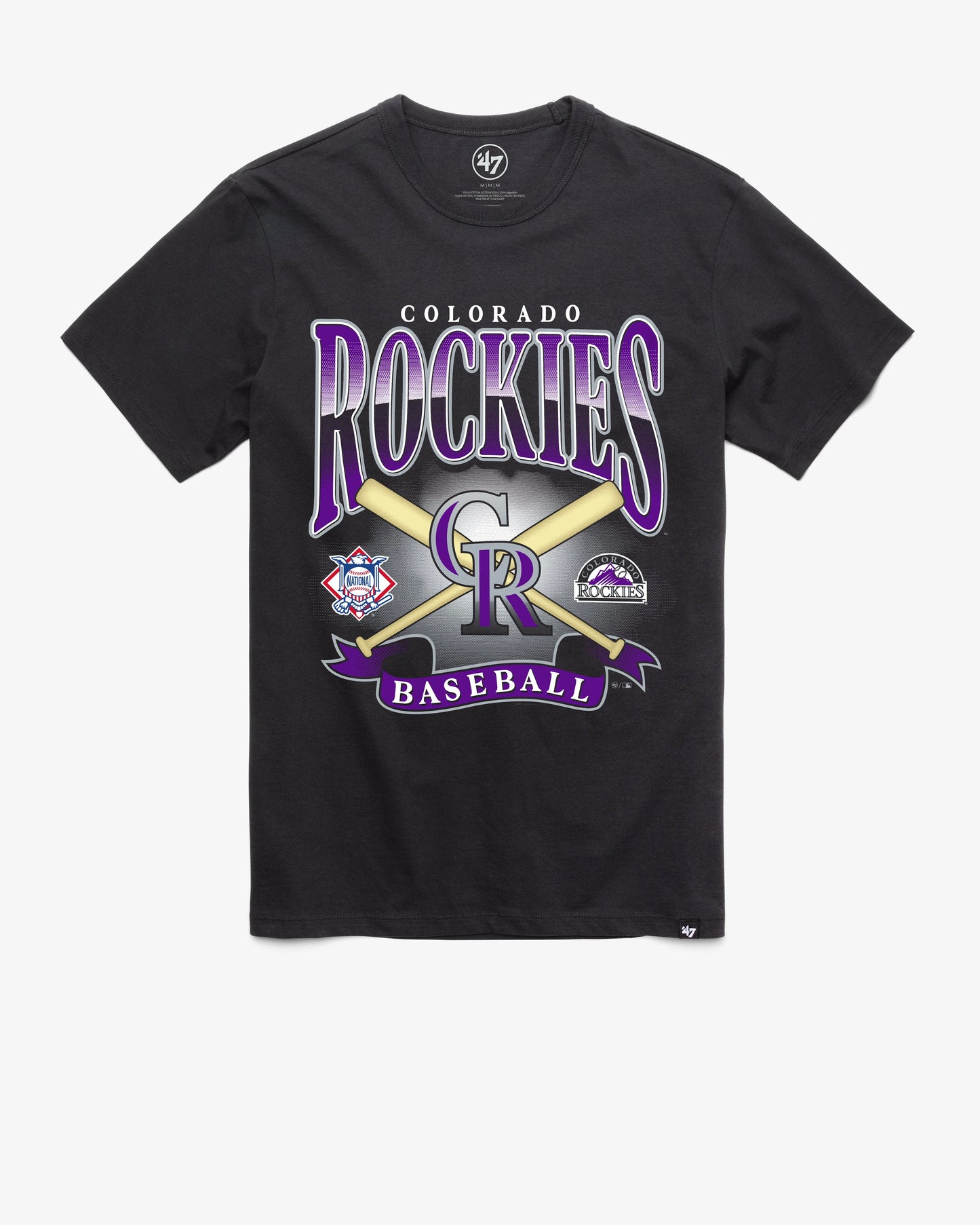 COLORADO ROCKIES CHROMETOWN '47 FRANKLIN TEE