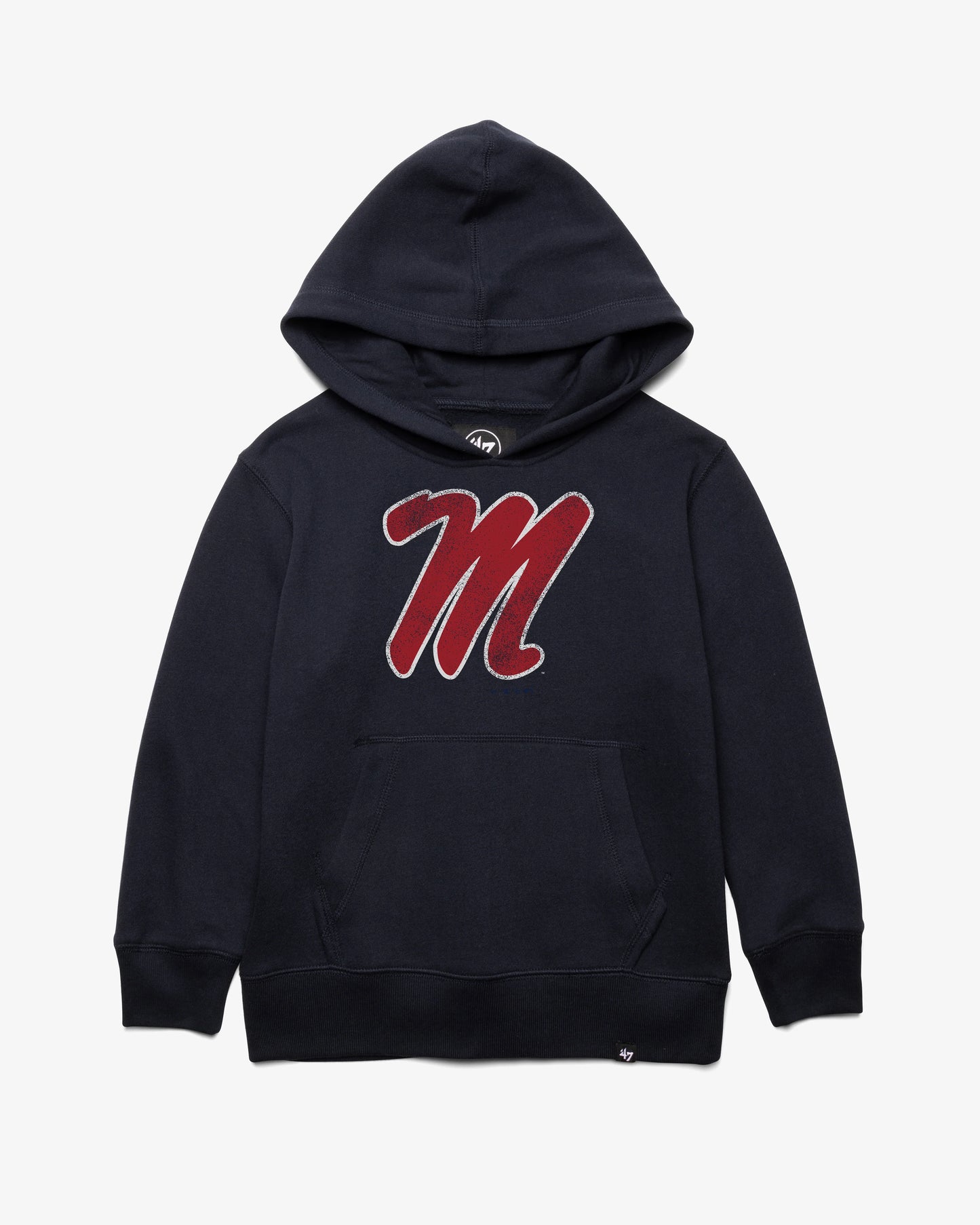 MISSISSIPPI REBELS DISTRESSED IMPRINT '47 KID'S HEADLINE HOOD