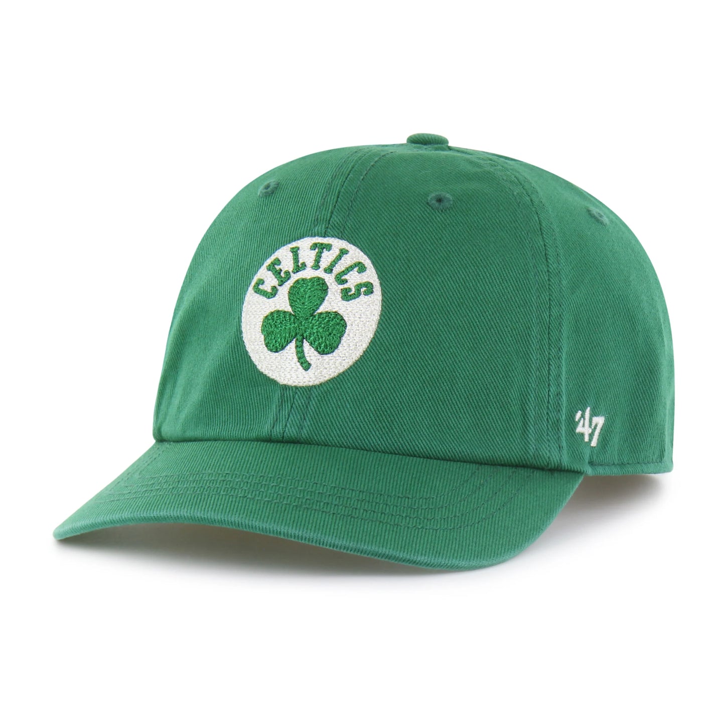 BOSTON CELTICS CHAIN SIDE STITCH '47 CLEAN UP SHORT VISOR