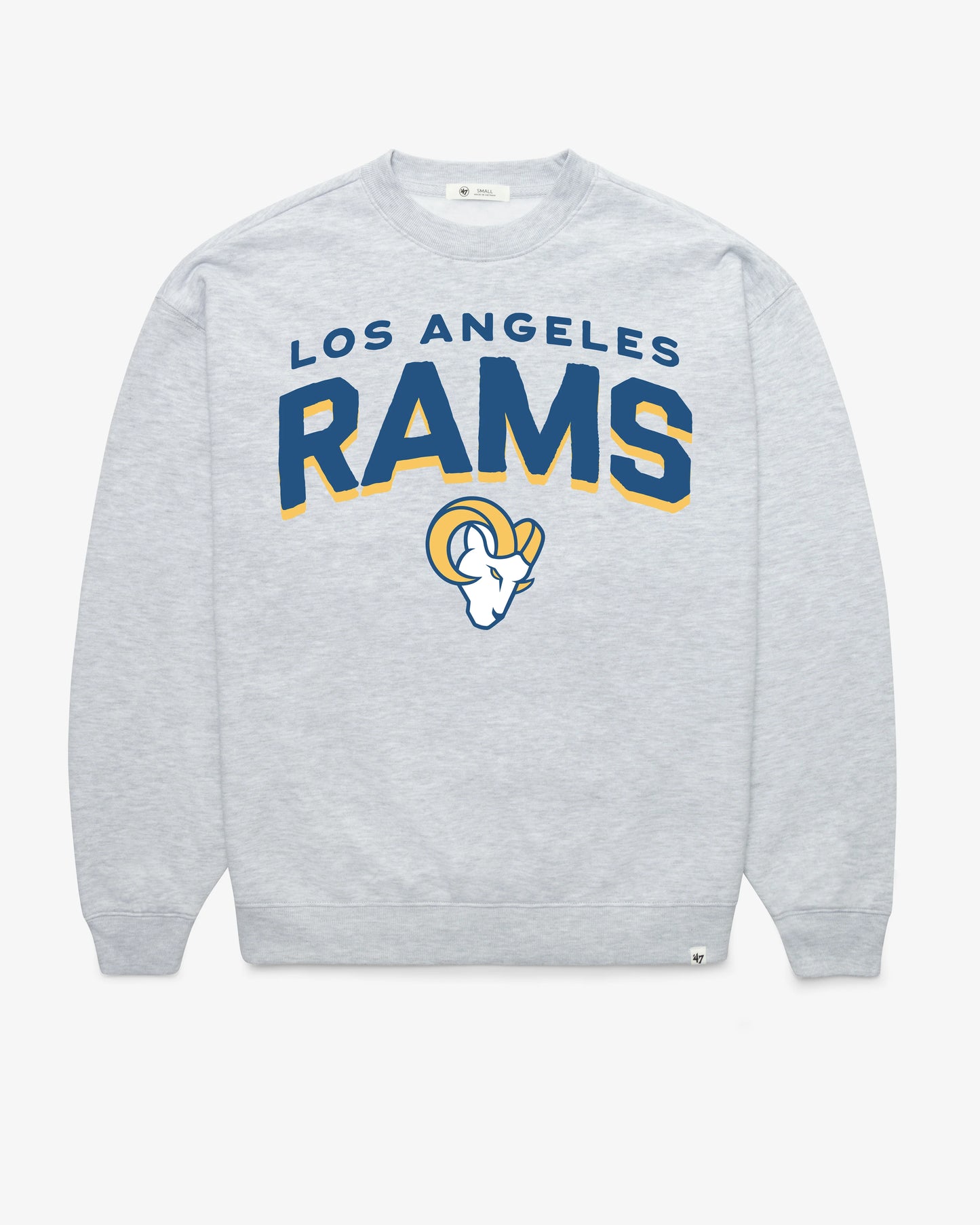 LOS ANGELES RAMS CAMPUS ARCH CLOUD '47 WOMEN'S OVERSIZED CREW