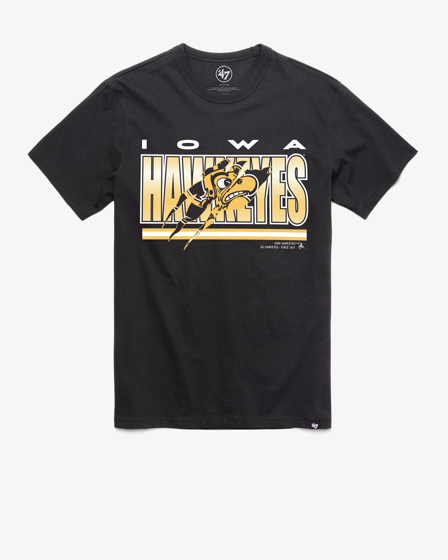 IOWA HAWKEYES VINTAGE THUNDER RIP '47 FRANKLIN TEE