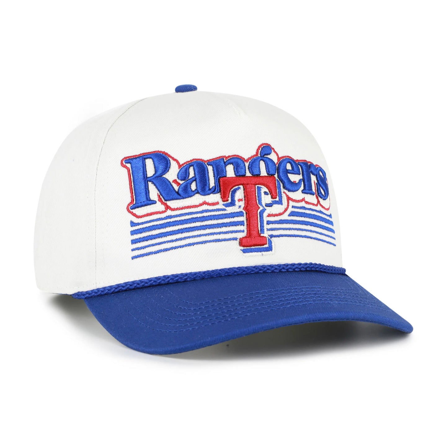TEXAS RANGERS SCRIPT FADE TWO TONE ROPE '47 HITCH