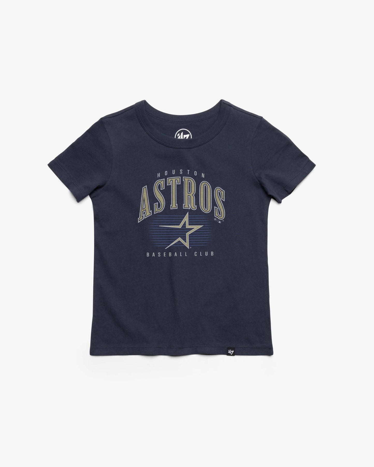 HOUSTON ASTROS COOPERSTOWN DOUBLE HEADER '47 KID'S FRANKLIN TEE