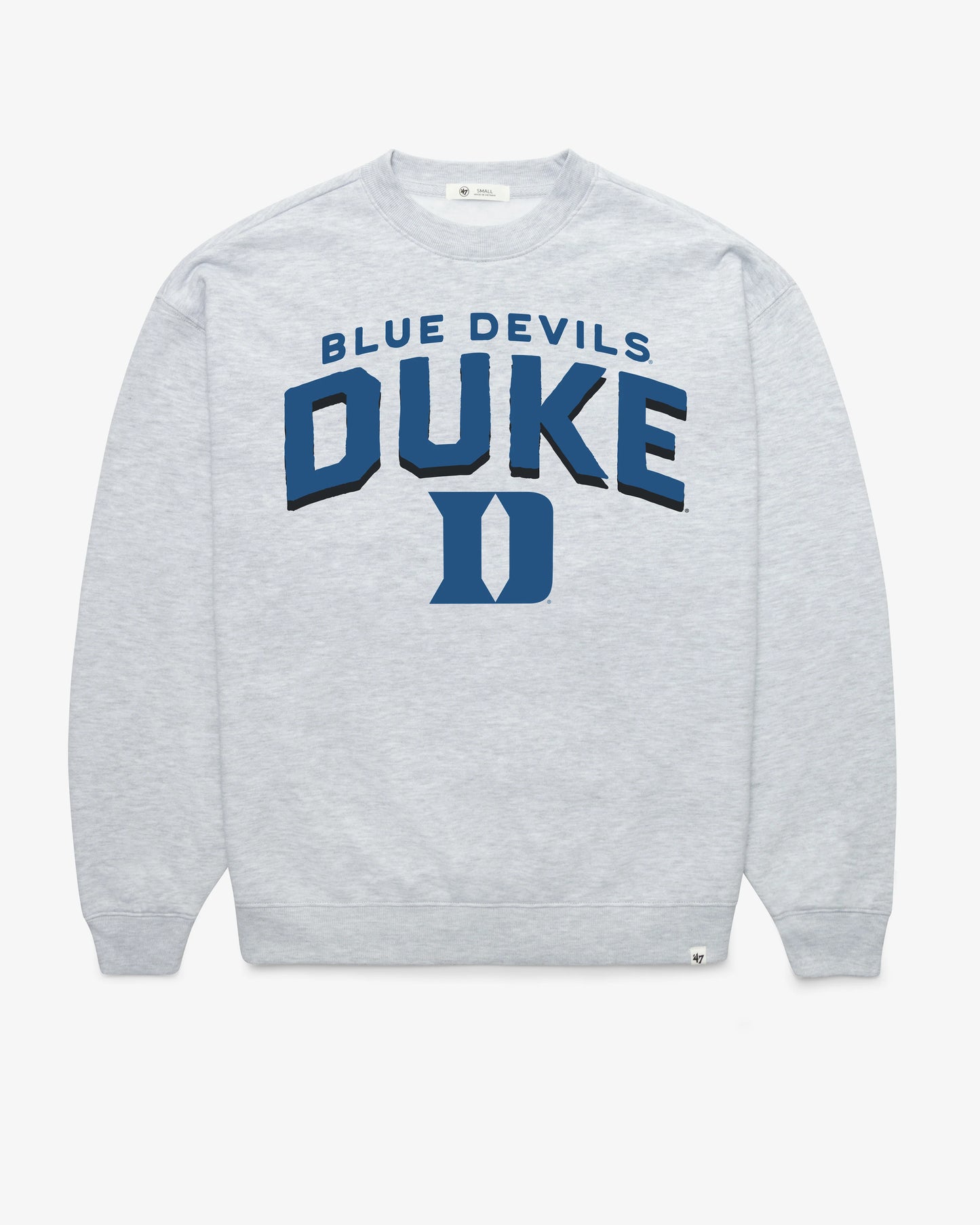 DUKE BLUE DEVILS CAMPUS ARCH CLOUD '47 OVERSIZED CREW WOMENS