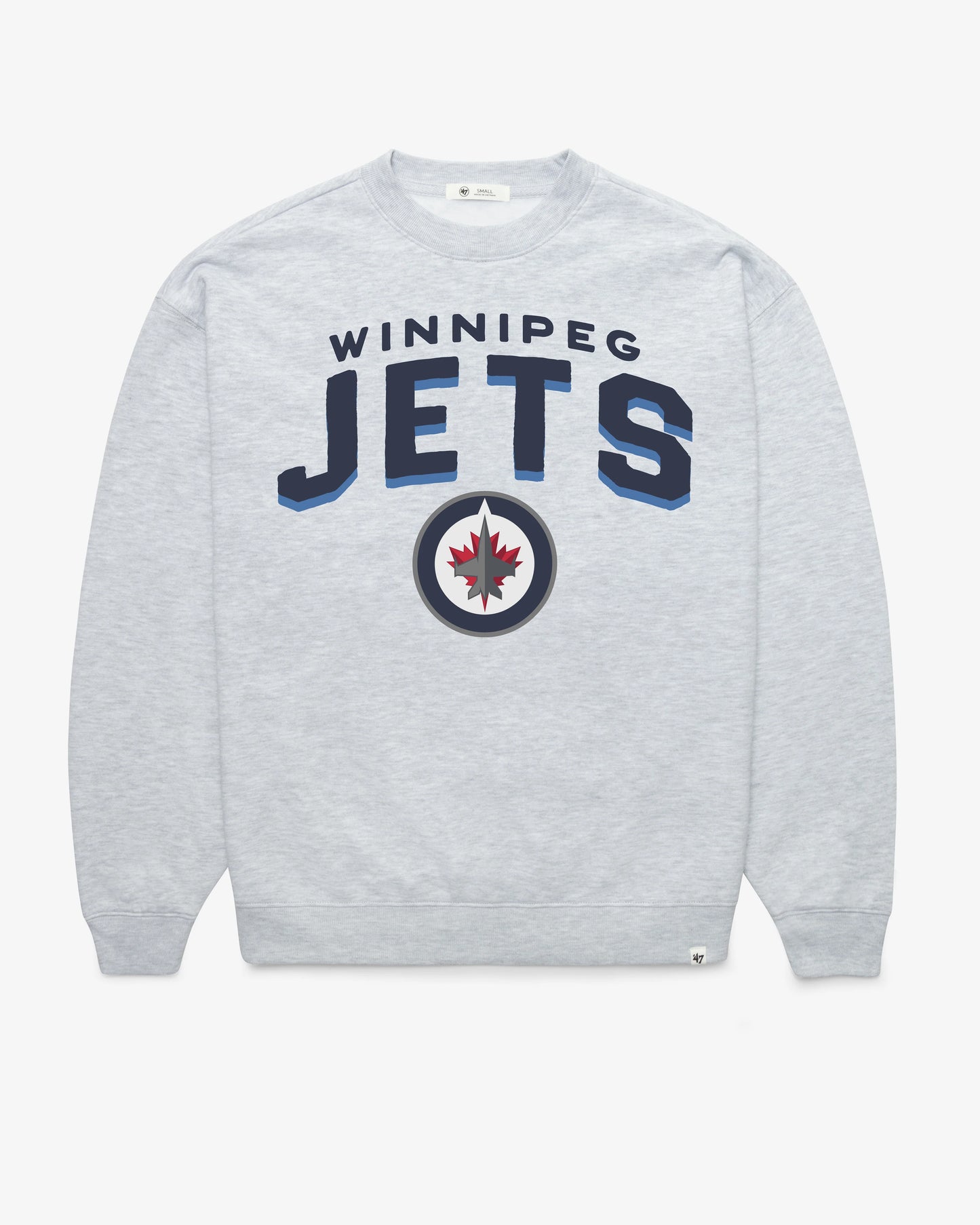 WINNIPEG JETS CAMPUS ARCH CLOUD '47 OVERSIZED CREW WOMENS