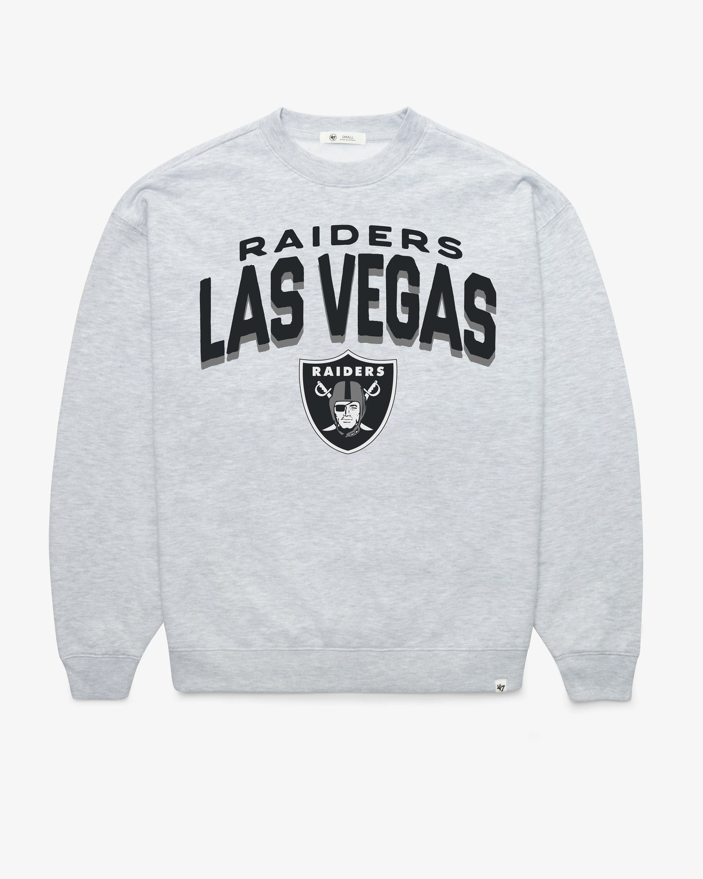 LAS VEGAS RAIDERS CAMPUS ARCH CLOUD '47 OVERSIZED CREW WOMENS