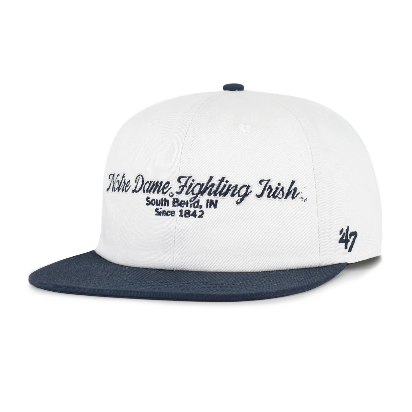 Notre Dame Fighting Irish Script Stack '47 Captain RL Relaxed