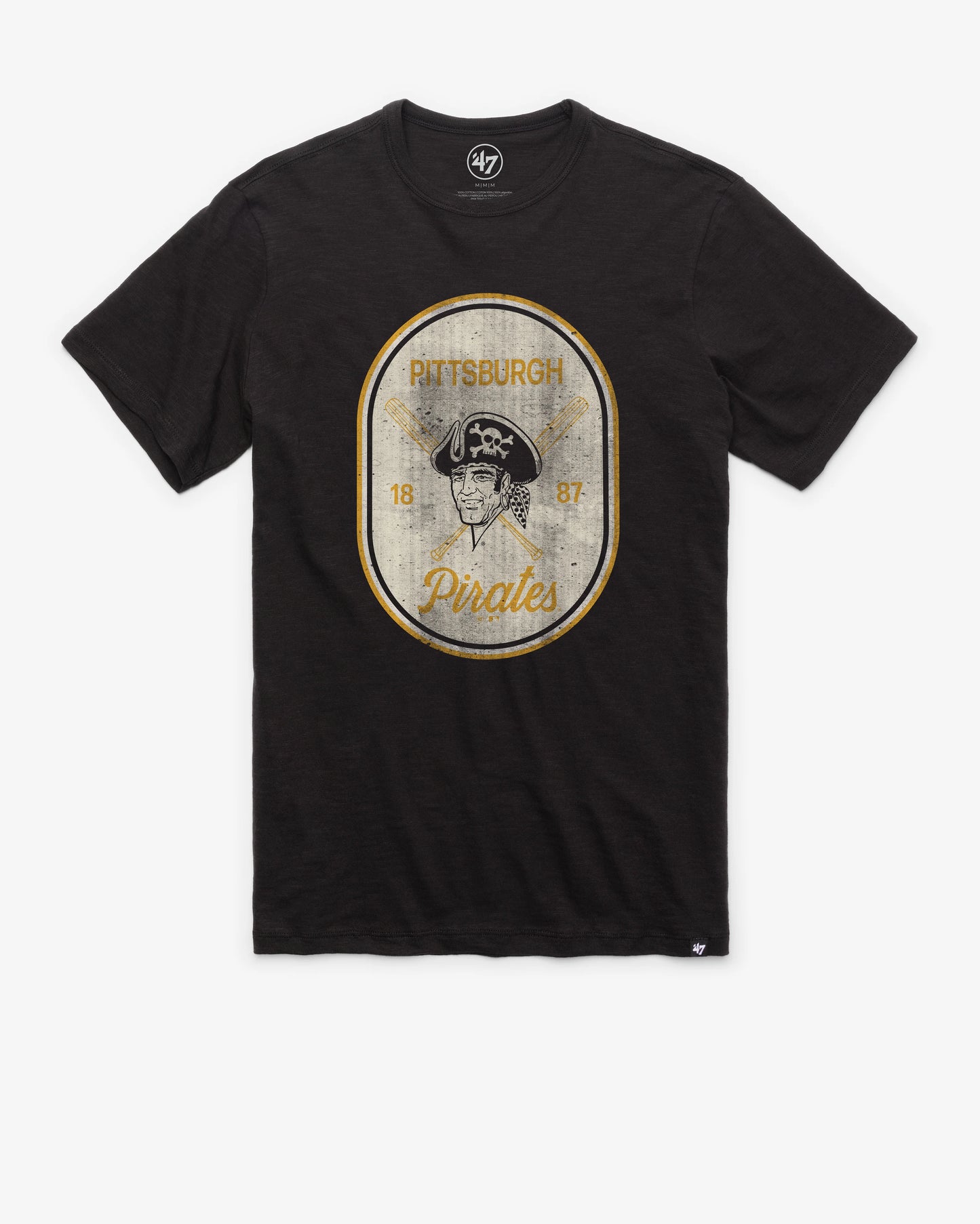 PITTSBURGH PIRATES COOPERSTOWN CROSS PATCH '47 SCRUM TEE