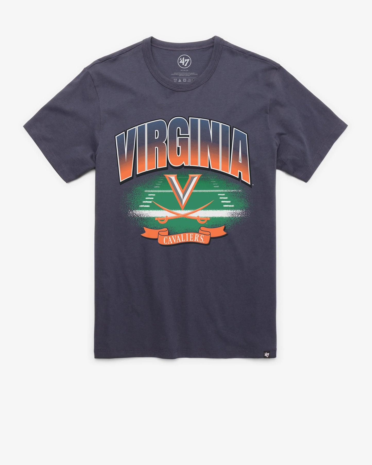 VIRGINIA CAVALIERS ARENA FADE '47 FRANKLIN TEE