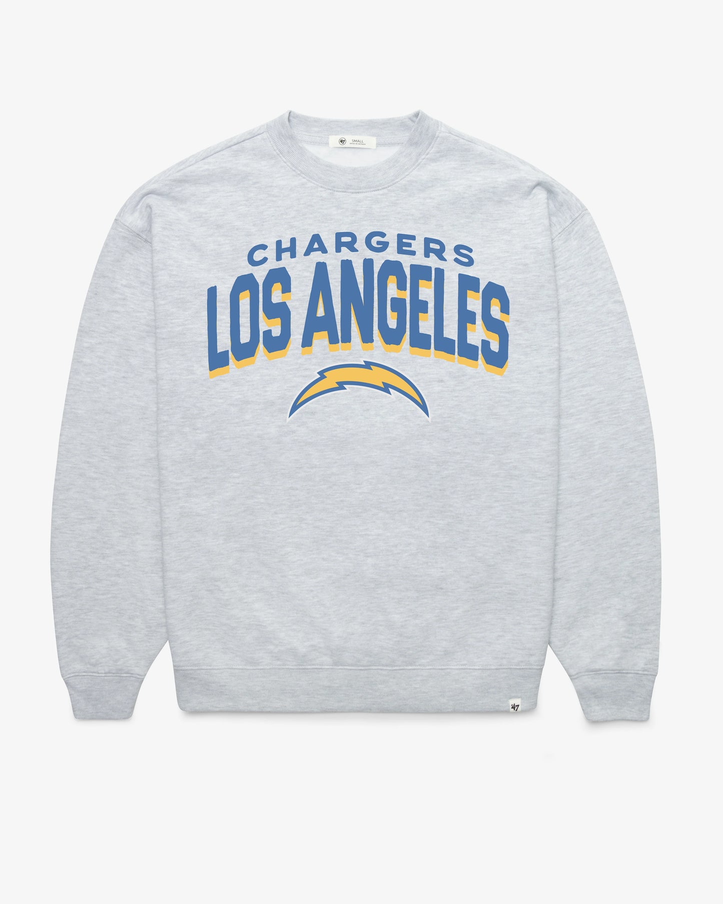 LOS ANGELES CHARGERS CAMPUS ARCH CLOUD '47 OVERSIZED CREW WOMENS