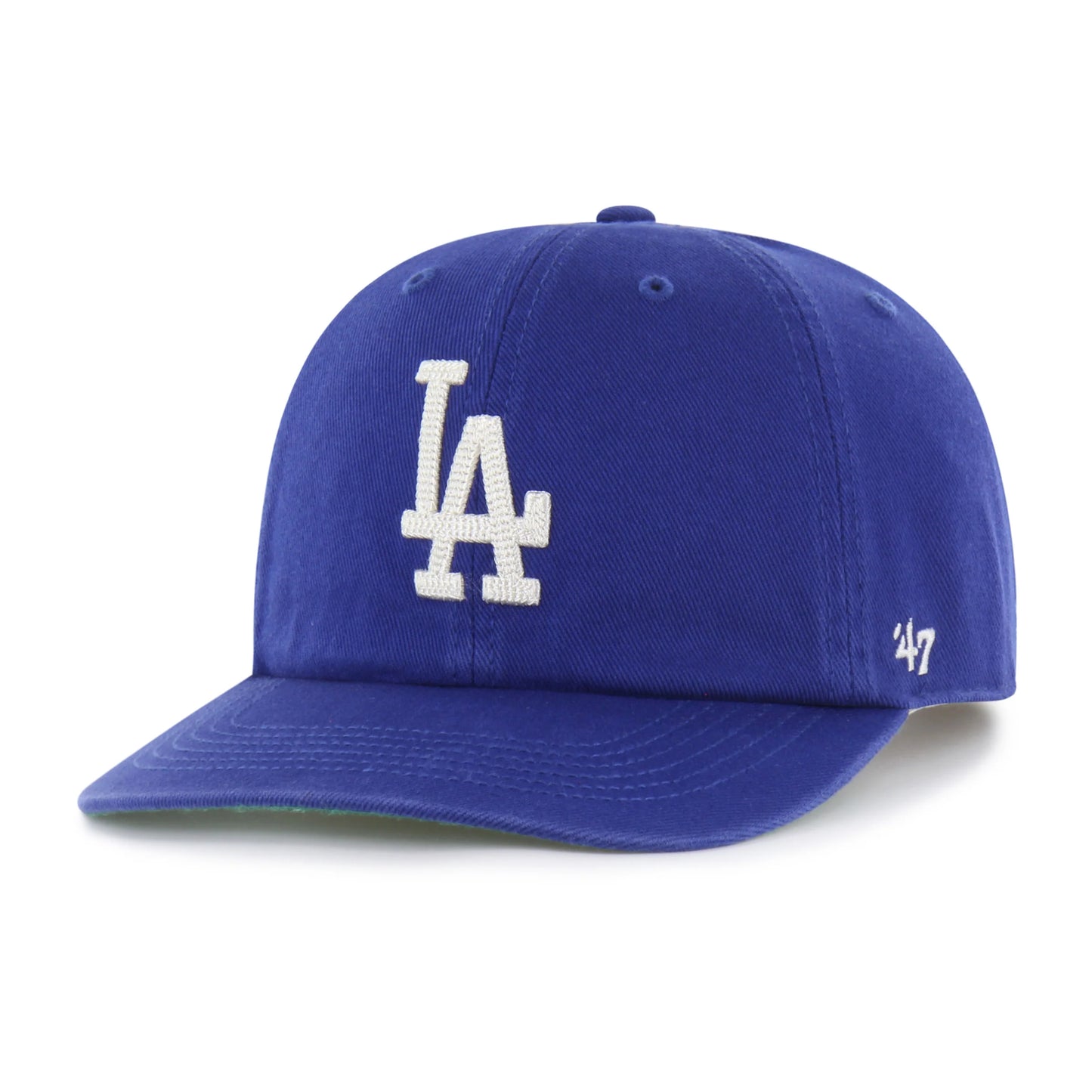 LOS ANGELES DODGERS CHAIN SIDE STITCH '47 CLEAN UP FLAT BRIM