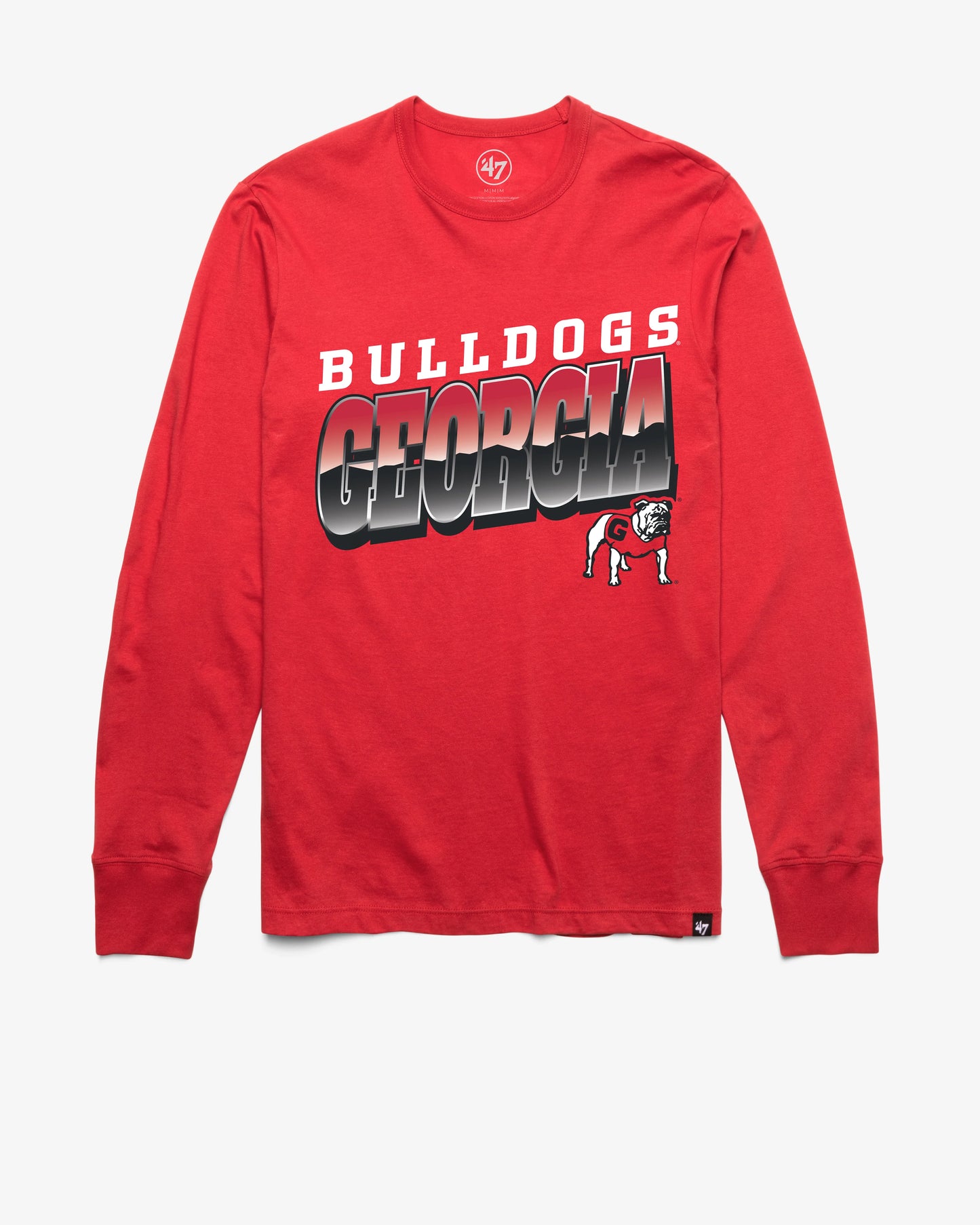 GEORGIA BULLDOGS POLISHED '47 FRANKLIN LONG SLEEVE TEE