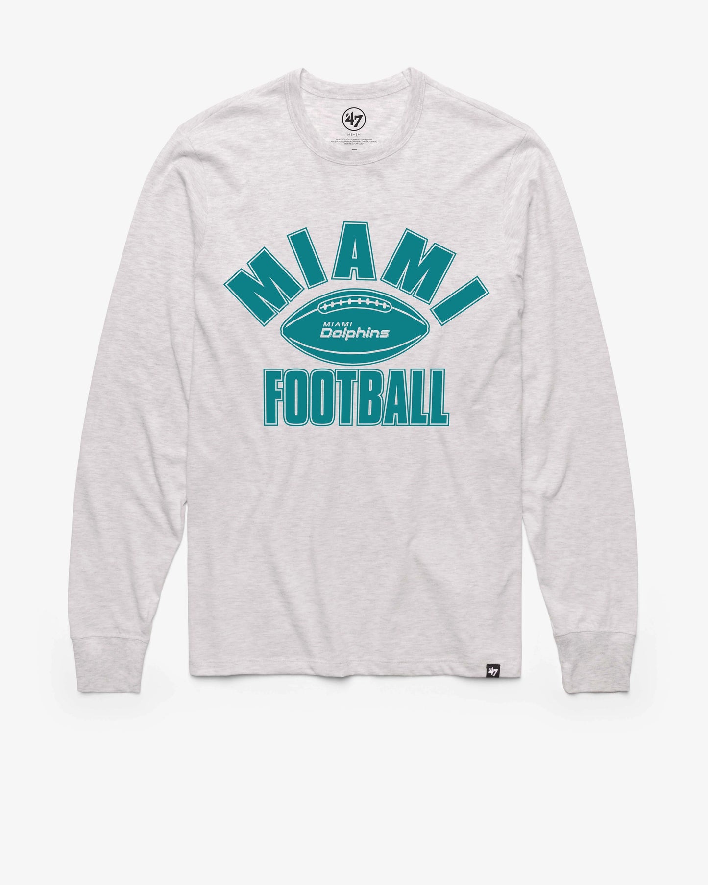MIAMI DOLPHINS ISSUED '47 FRANKLIN LONG SLEEVE TEE