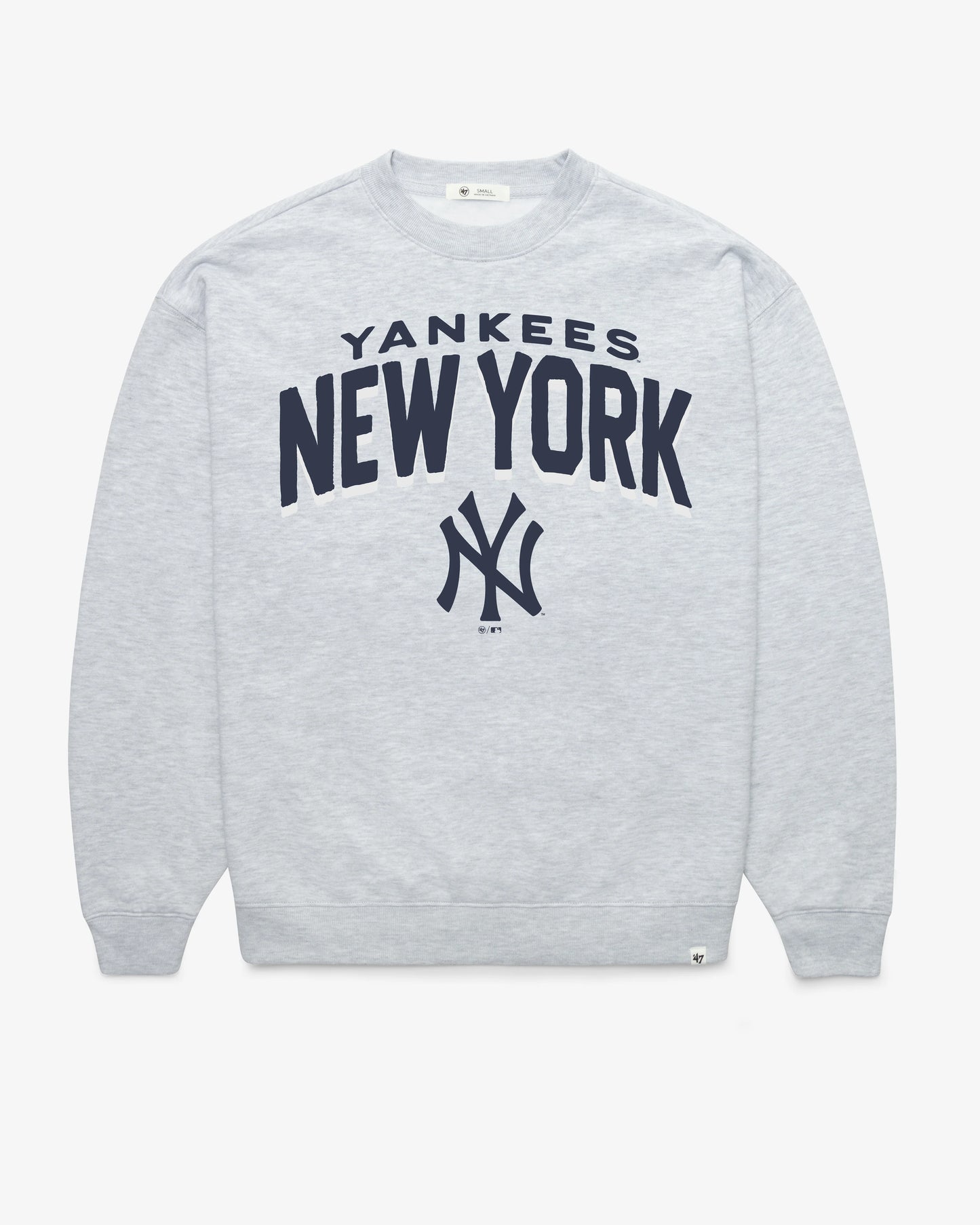 NEW YORK YANKEES CAMPUS ARCH CLOUD '47 OVERSIZED CREW WOMENS