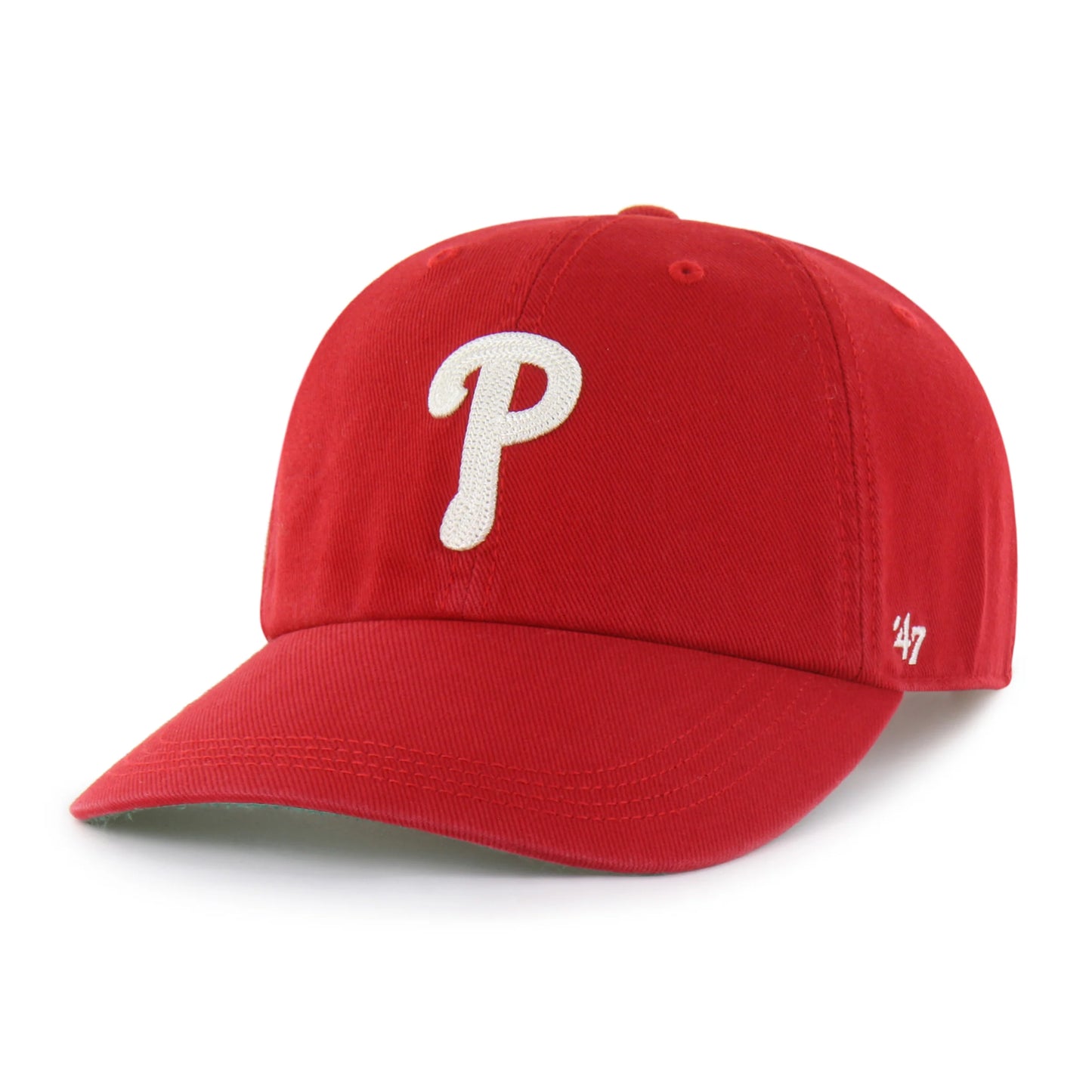 PHILADELPHIA PHILLIES CHAIN SIDE STITCH '47 CLEAN UP LONG VISOR