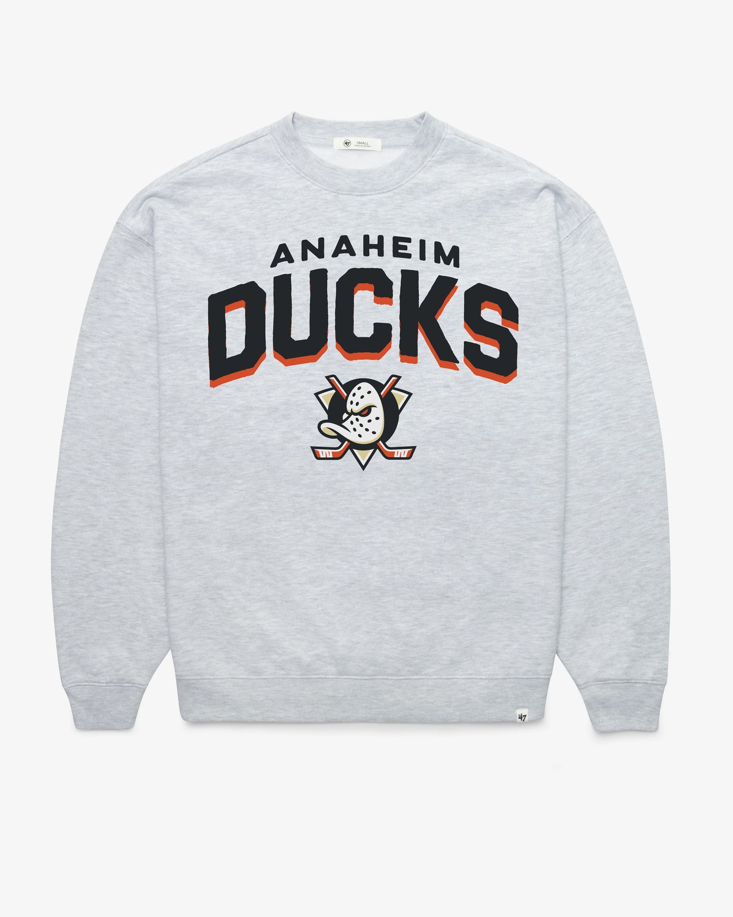 ANAHEIM DUCKS CAMPUS ARCH CLOUD '47 OVERSIZED CREW WOMENS