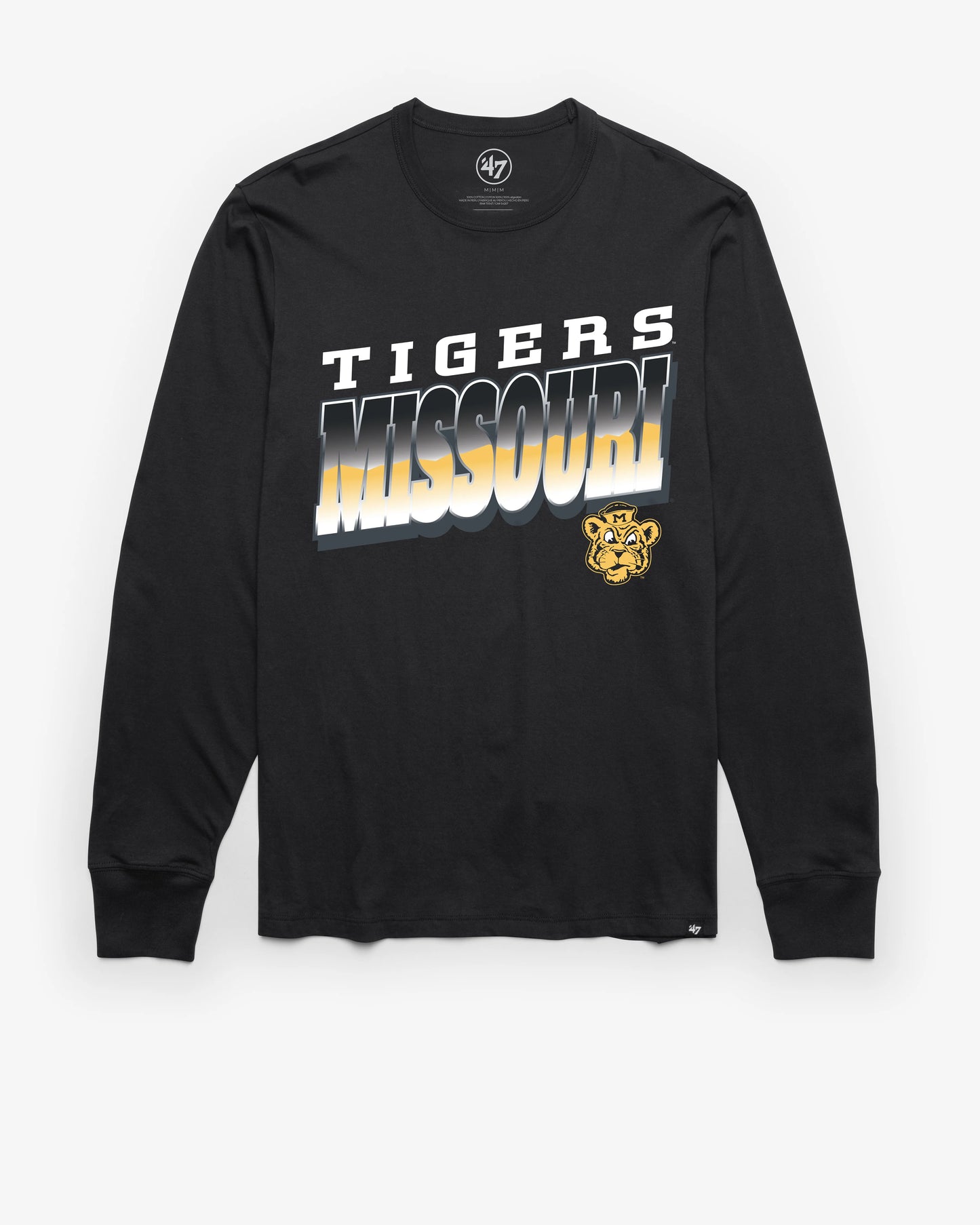 MISSOURI TIGERS VINTAGE POLISHED '47 FRANKLIN LONG SLEEVE TEE