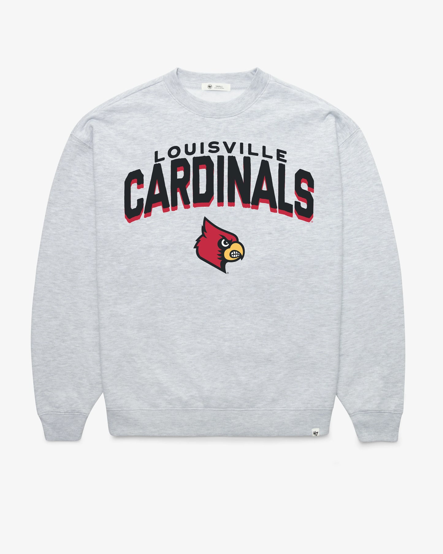LOUISVILLE CARDINALS CAMPUS ARCH CLOUD '47 OVERSIZED CREW WOMENS