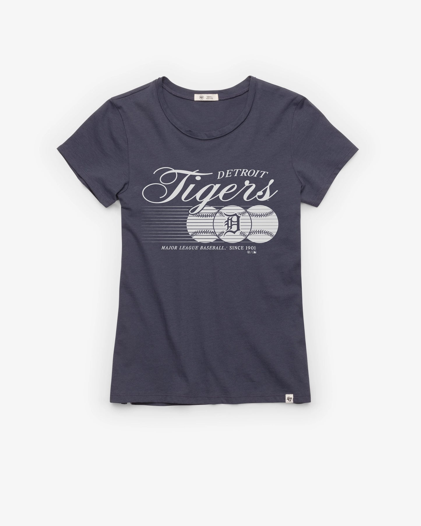 DETROIT TIGERS SPEED THROW '47 WOMEN'S FRANKIE TEE